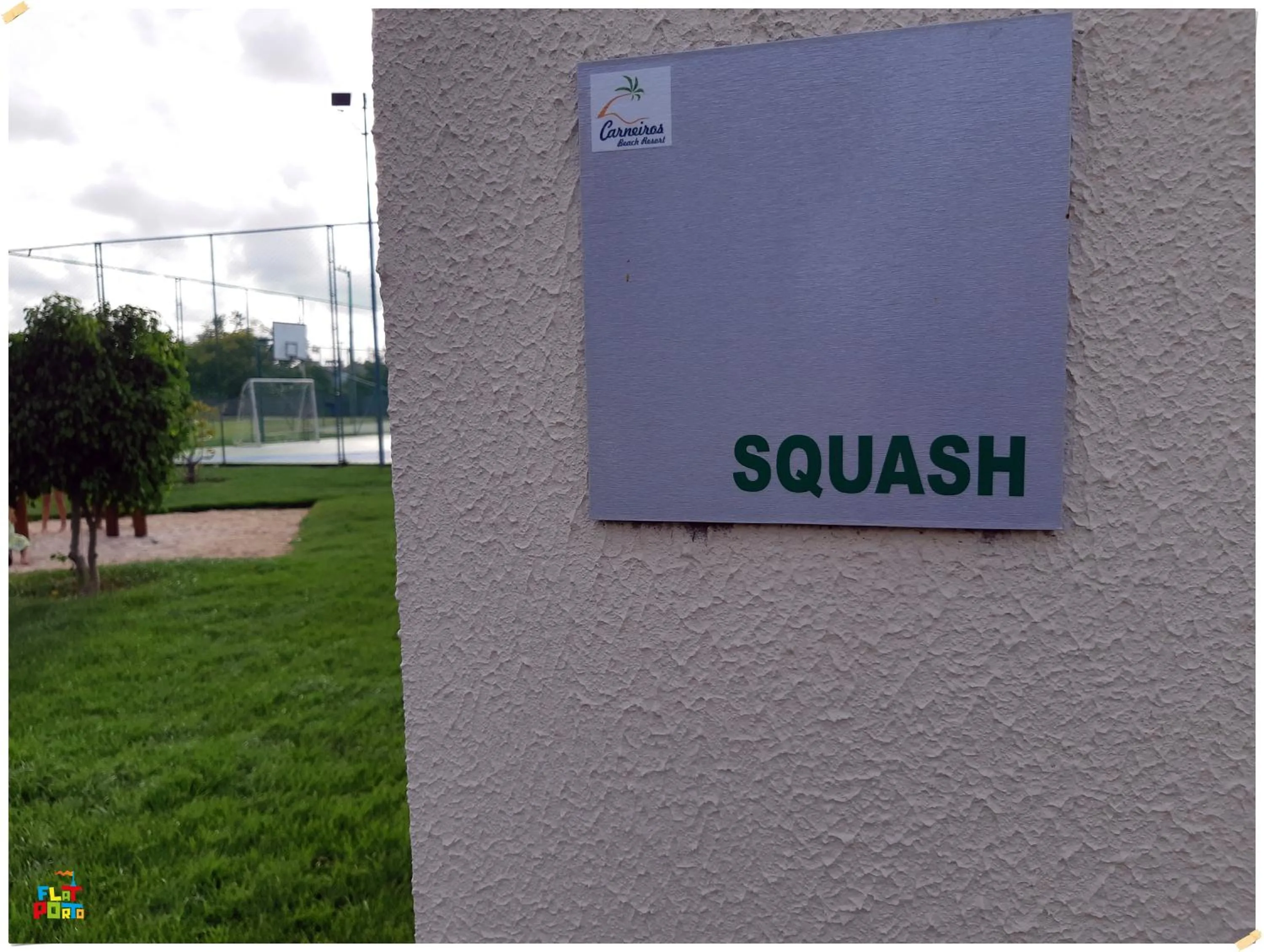 Squash in Apartamento Beira mar Praia dos Caneiros