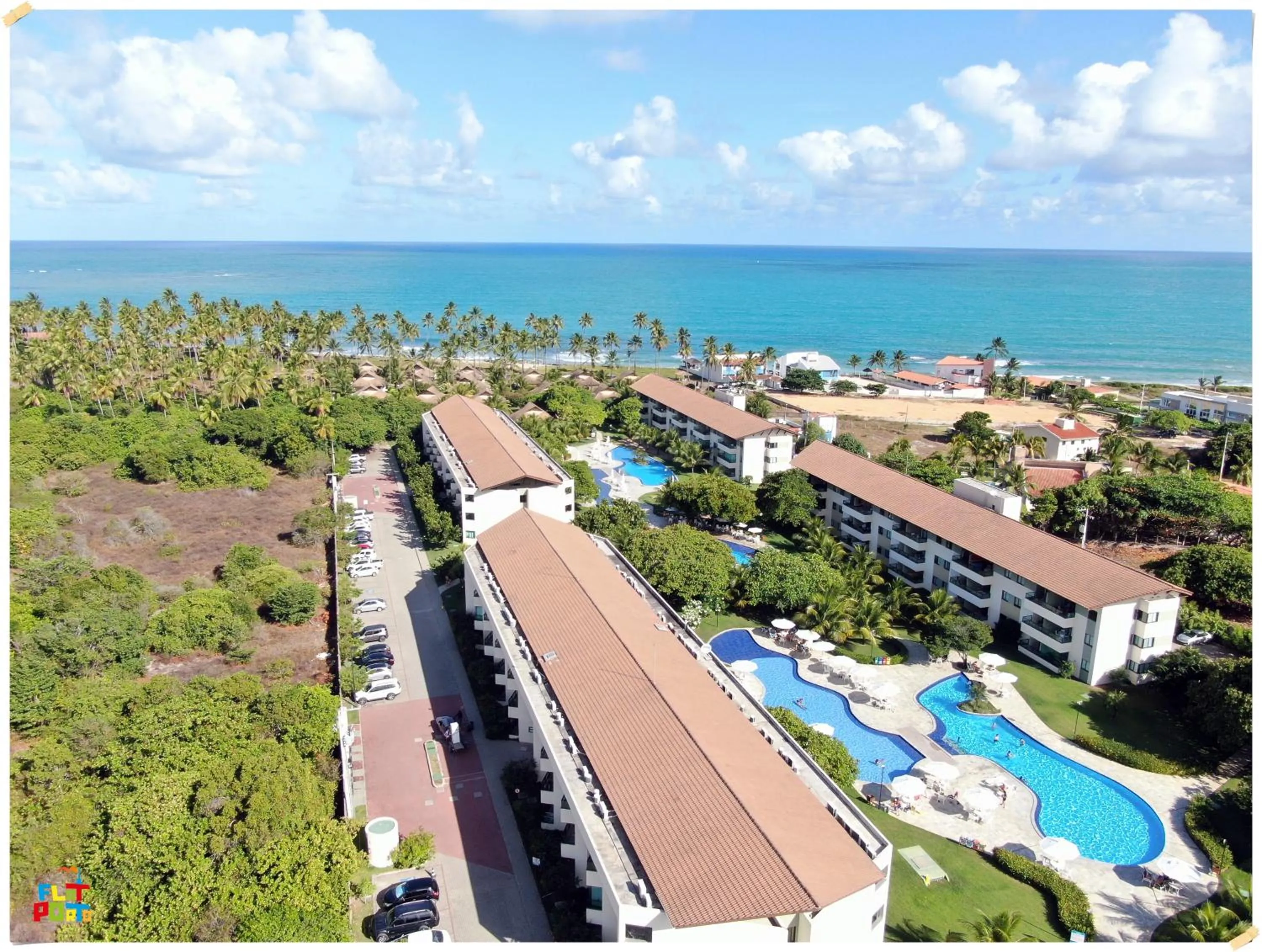 Bird's eye view in Apartamento Beira mar Praia dos Caneiros