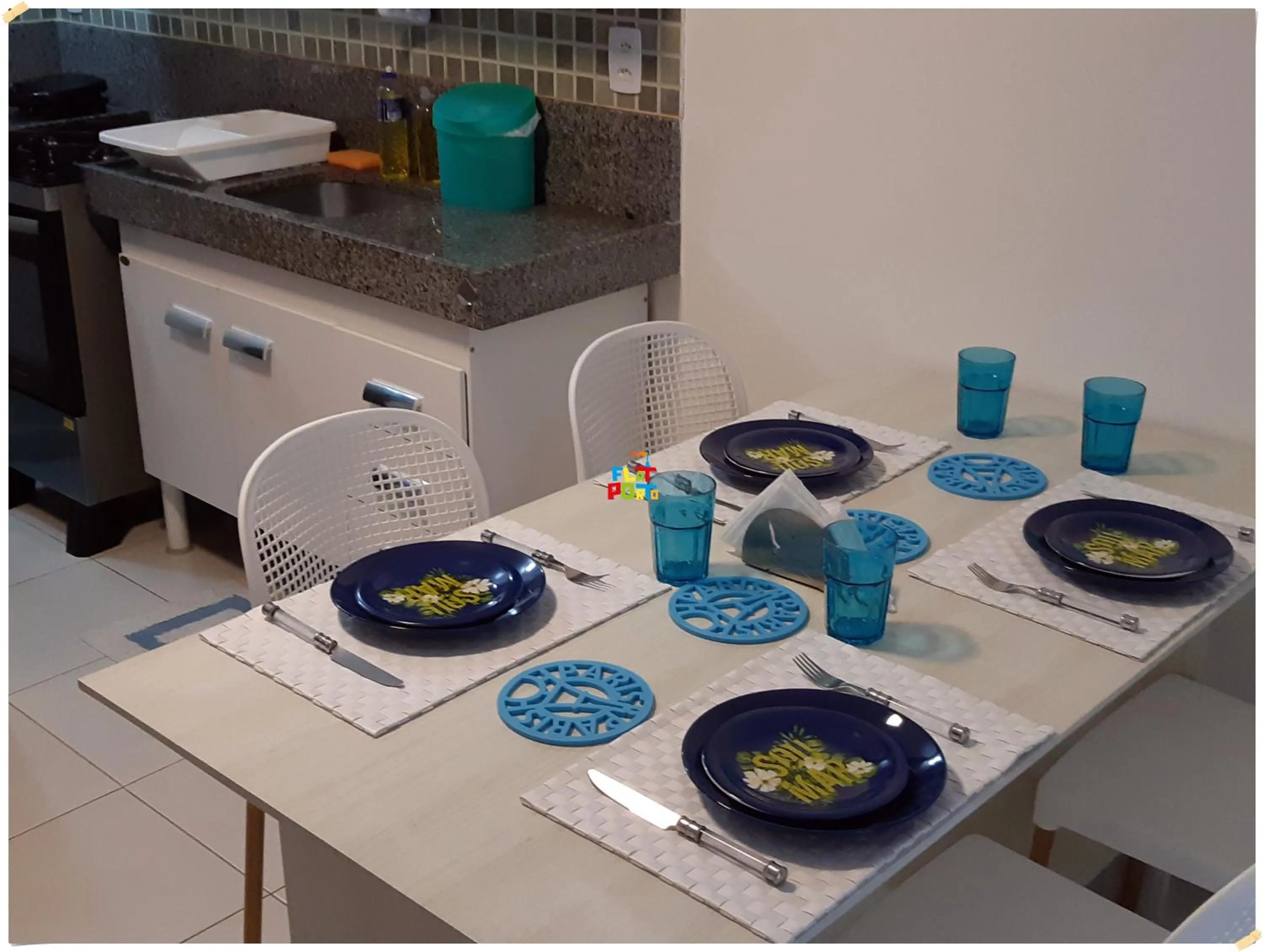 Dining area in Apartamento Beira mar Praia dos Caneiros