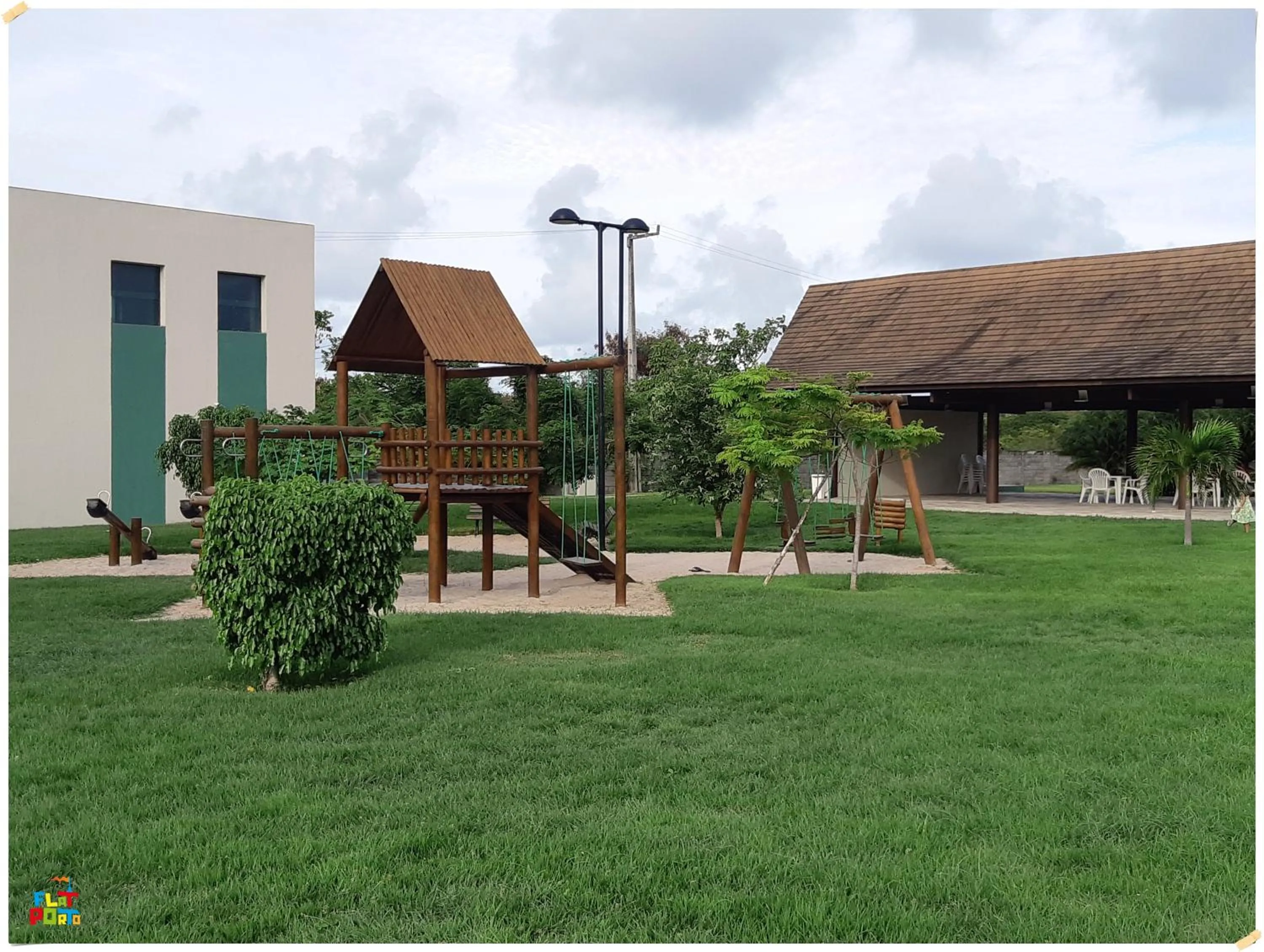 Children play ground in Apartamento Beira mar Praia dos Caneiros