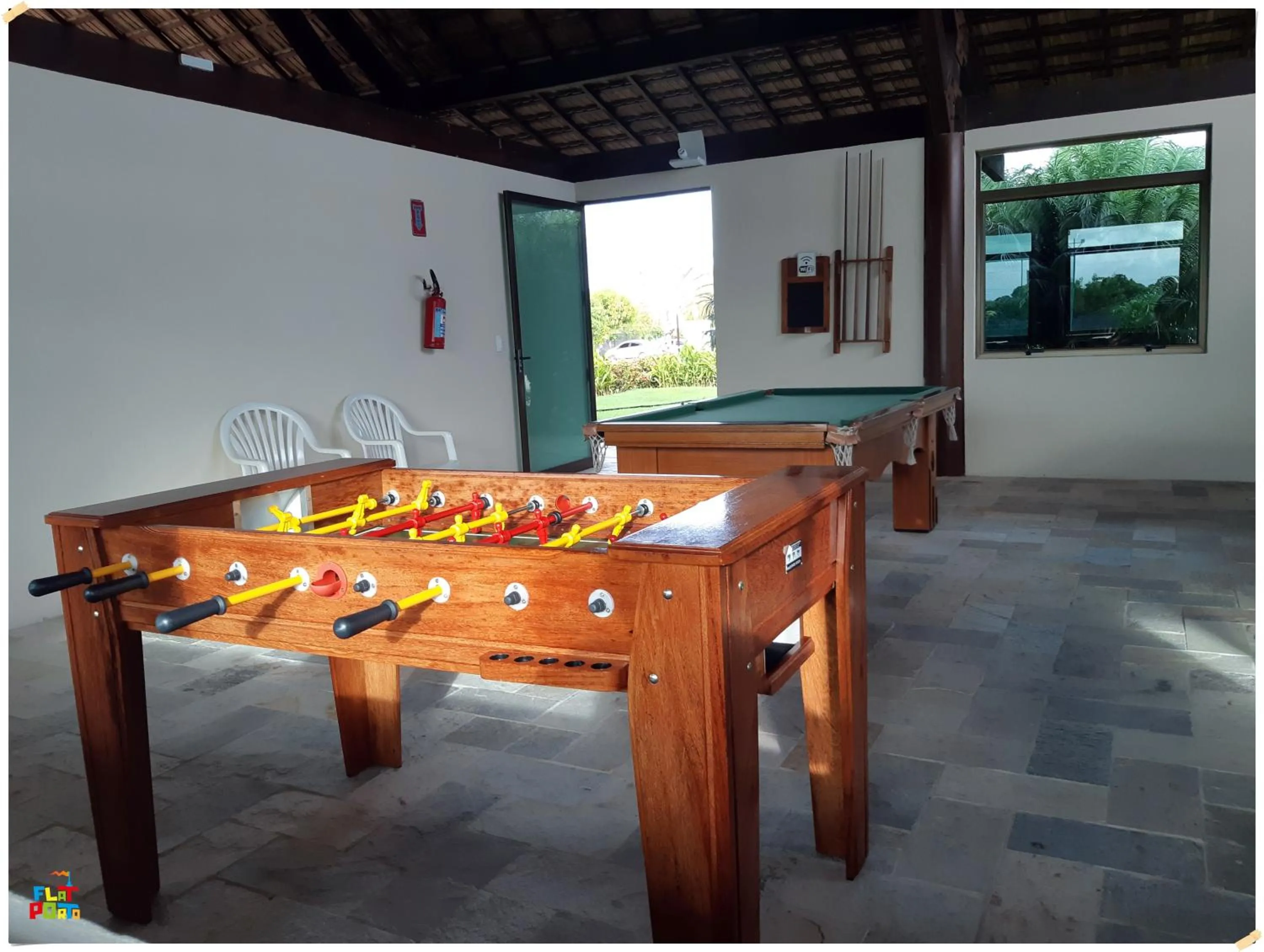 Billiard in Apartamento Beira mar Praia dos Caneiros