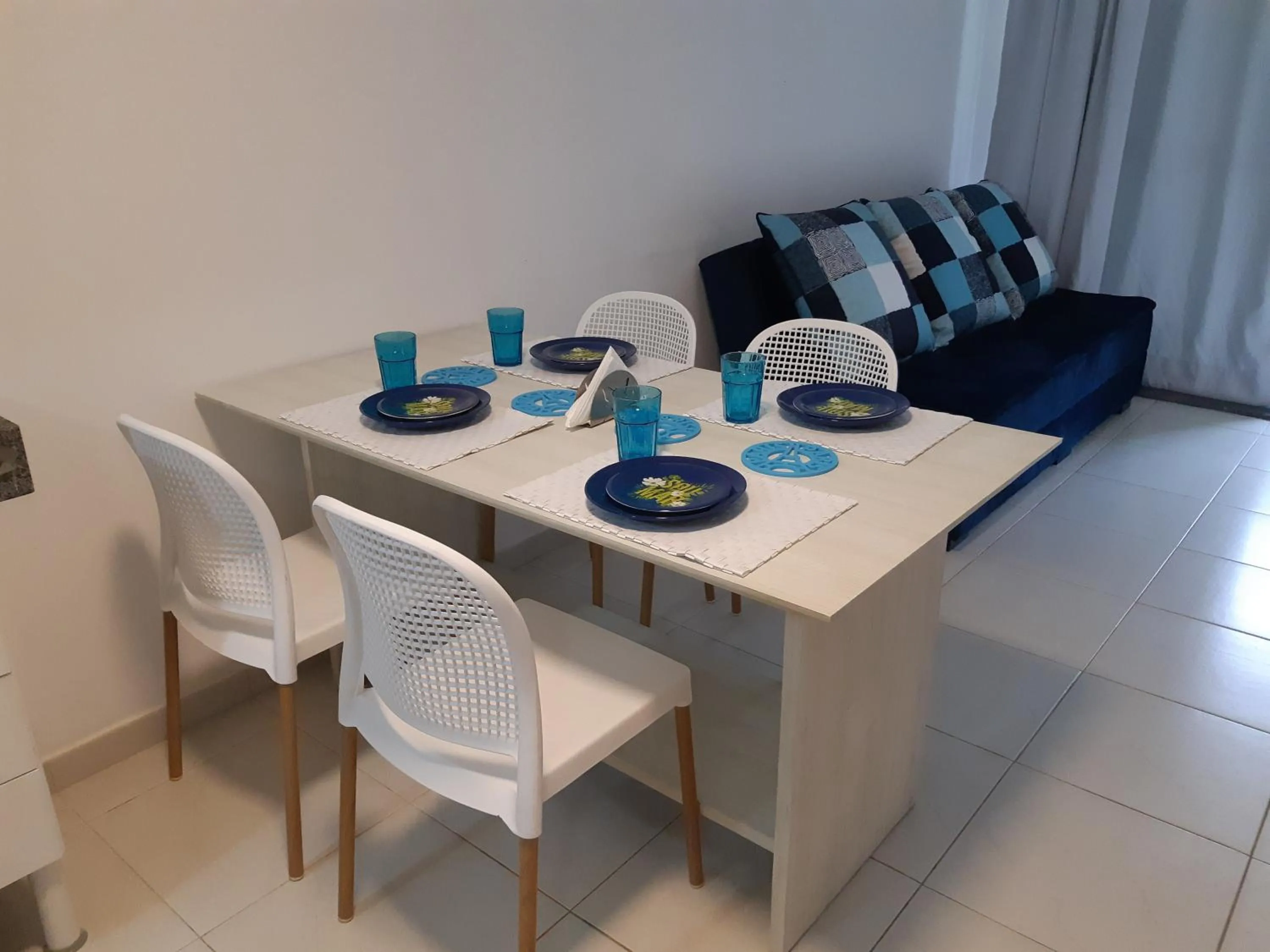 Dining area in Apartamento Beira mar Praia dos Caneiros