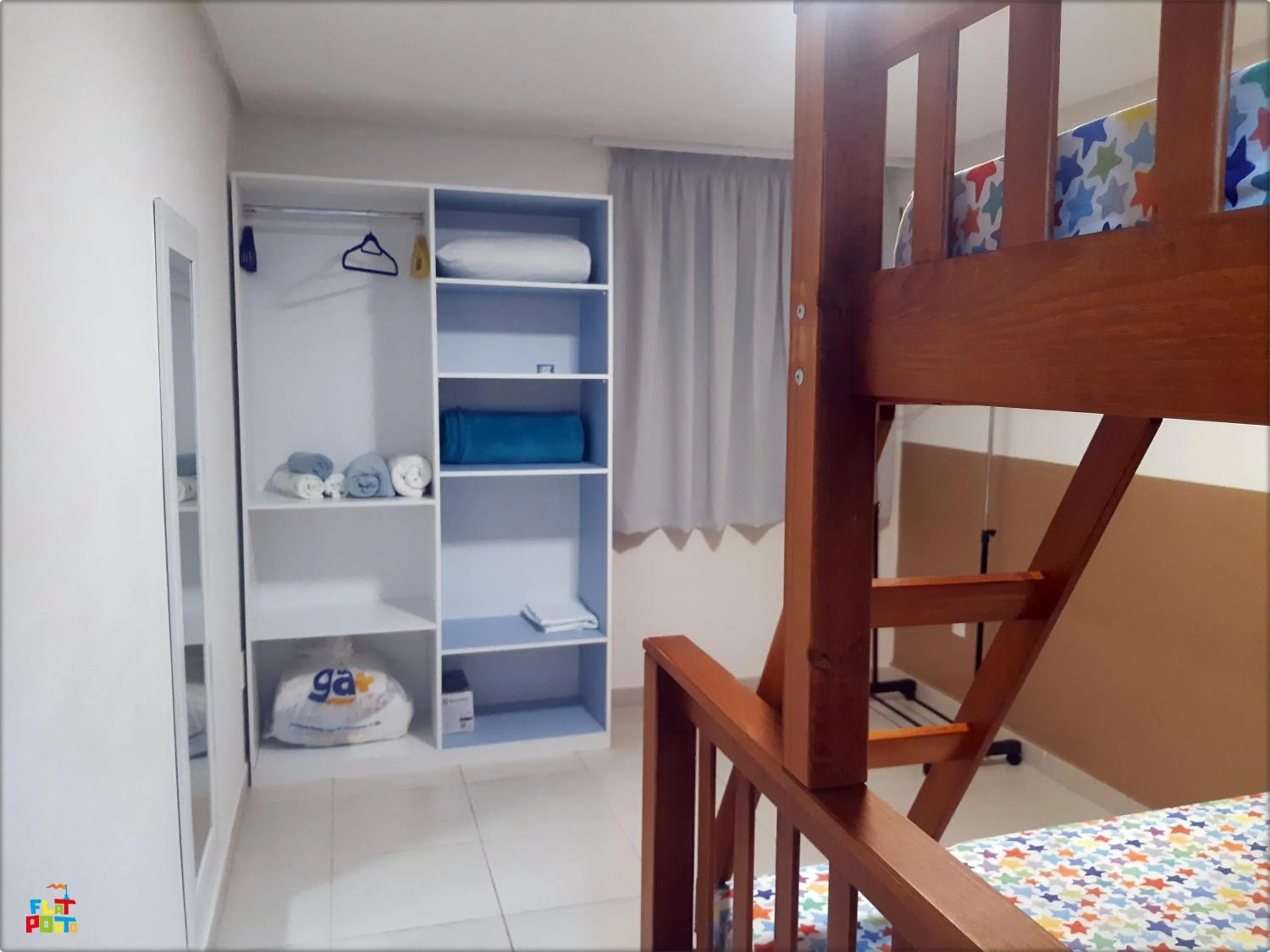 Bed in Apartamento Beira mar Praia dos Caneiros