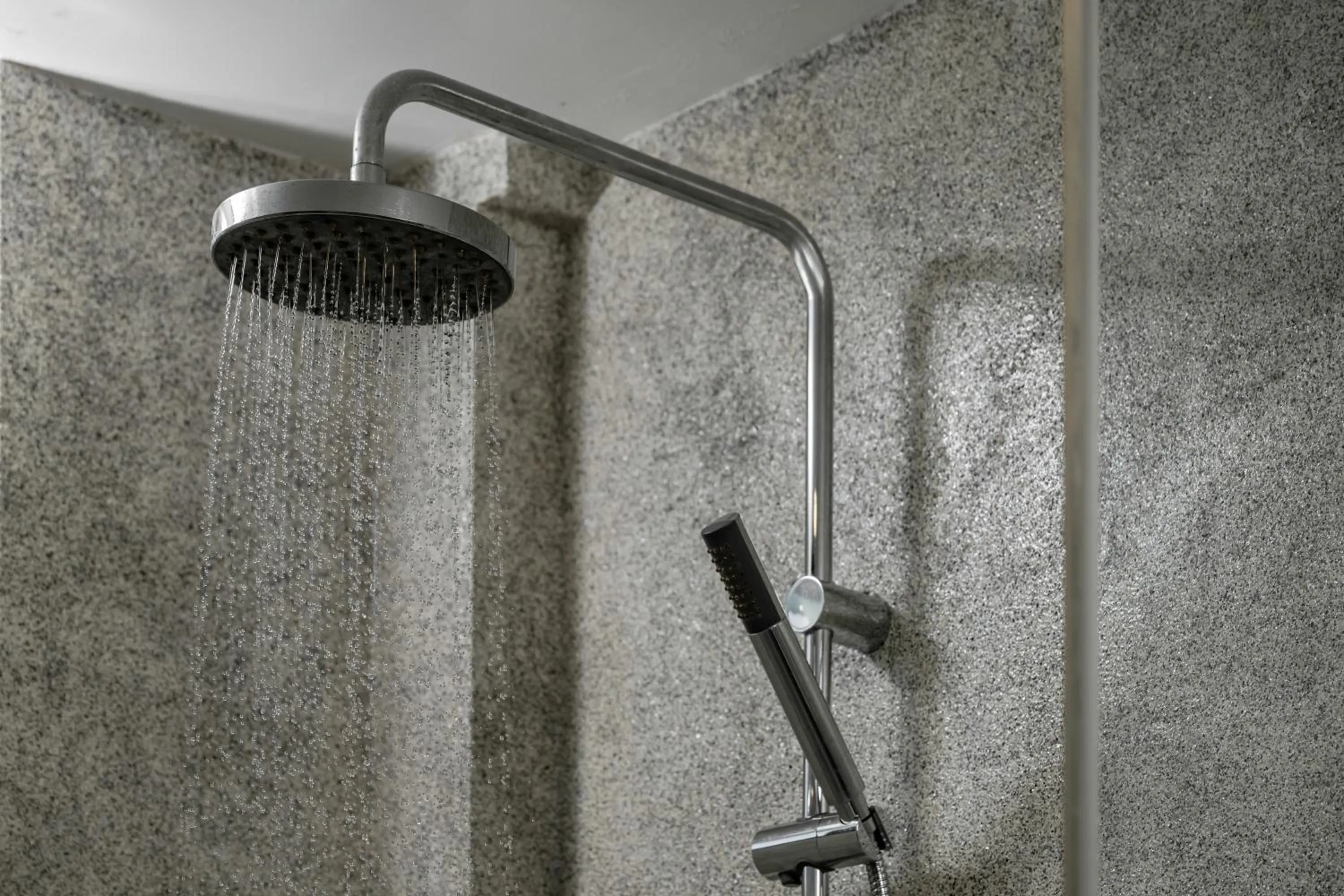 Shower in BRYQS Hotel