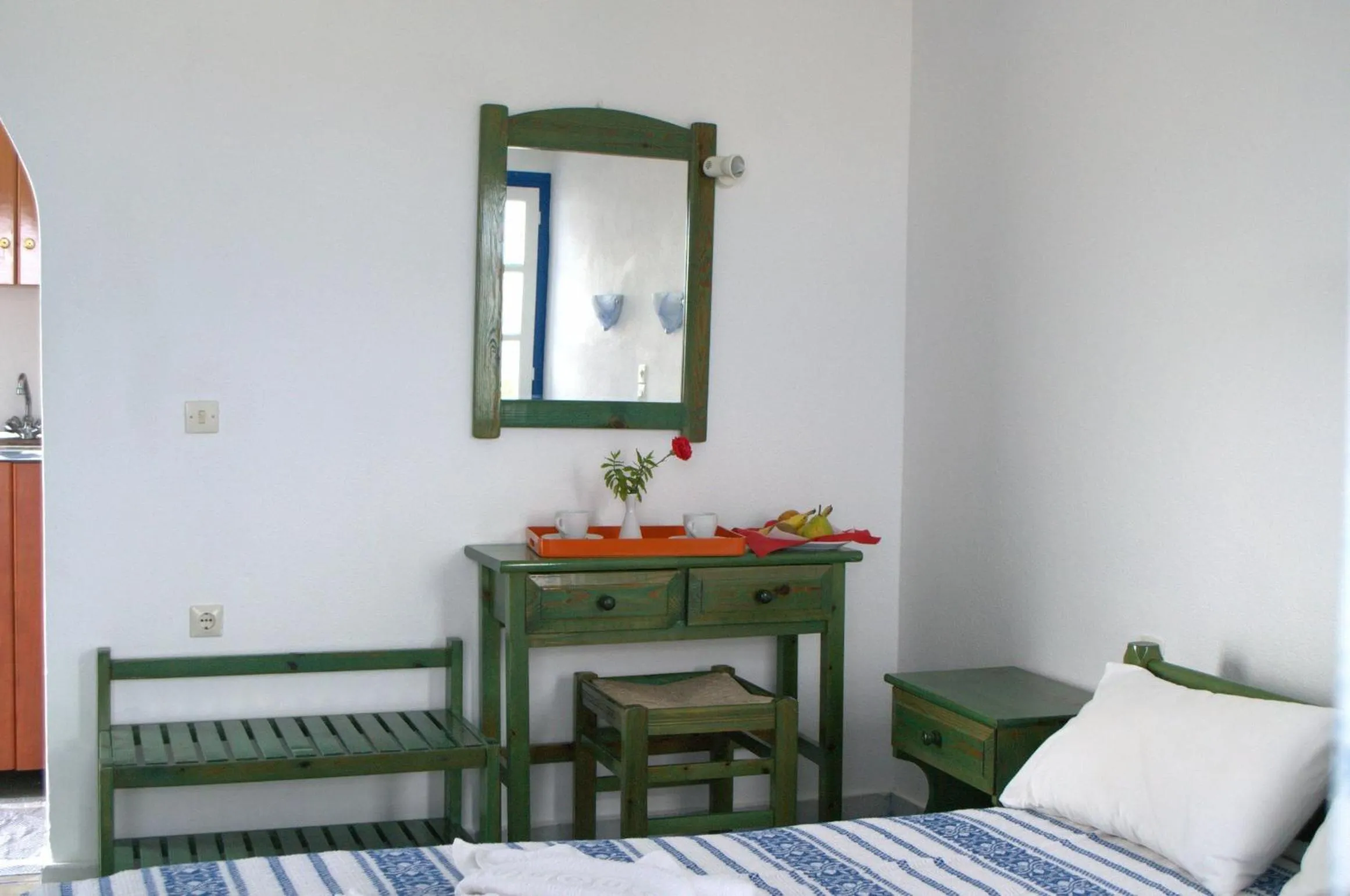 Bedroom, Bed in Sunset