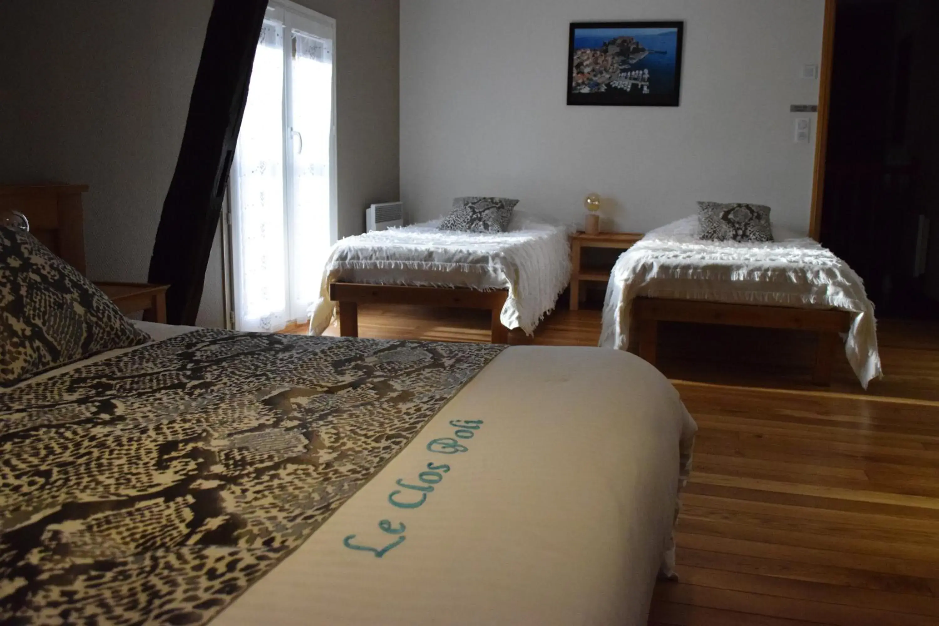 Bed in Chambres d'hôtes Le Clos Poli Bed in Chambres d'hôtes Le Clos Poli