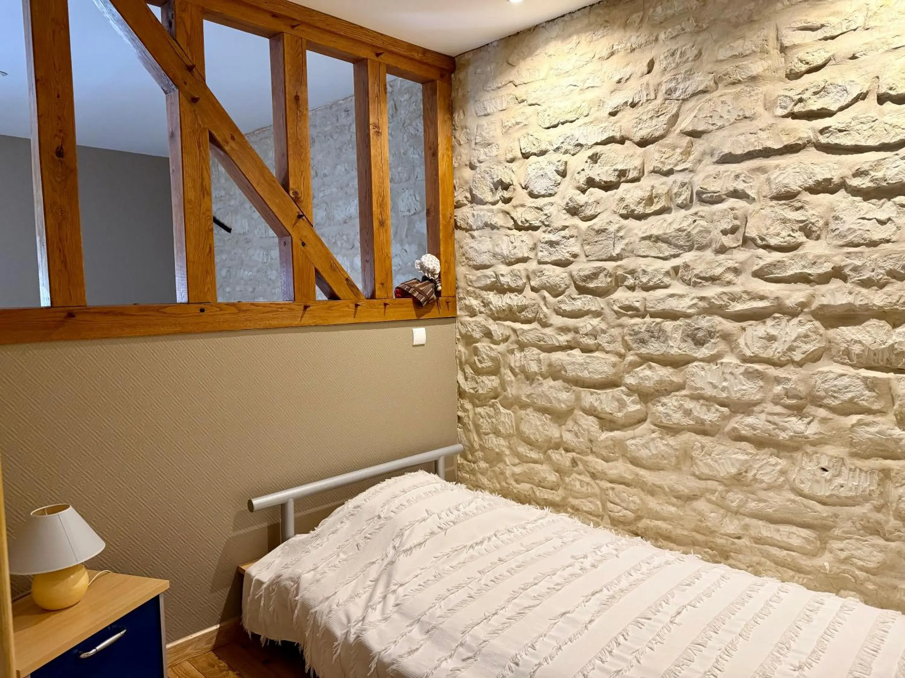 Bed in Chambres d'hôtes Le Clos Poli Bed in Chambres d'hôtes Le Clos Poli