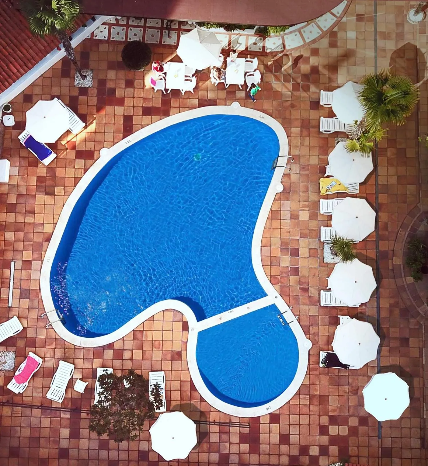 Bird's eye view in Hotel Mireia