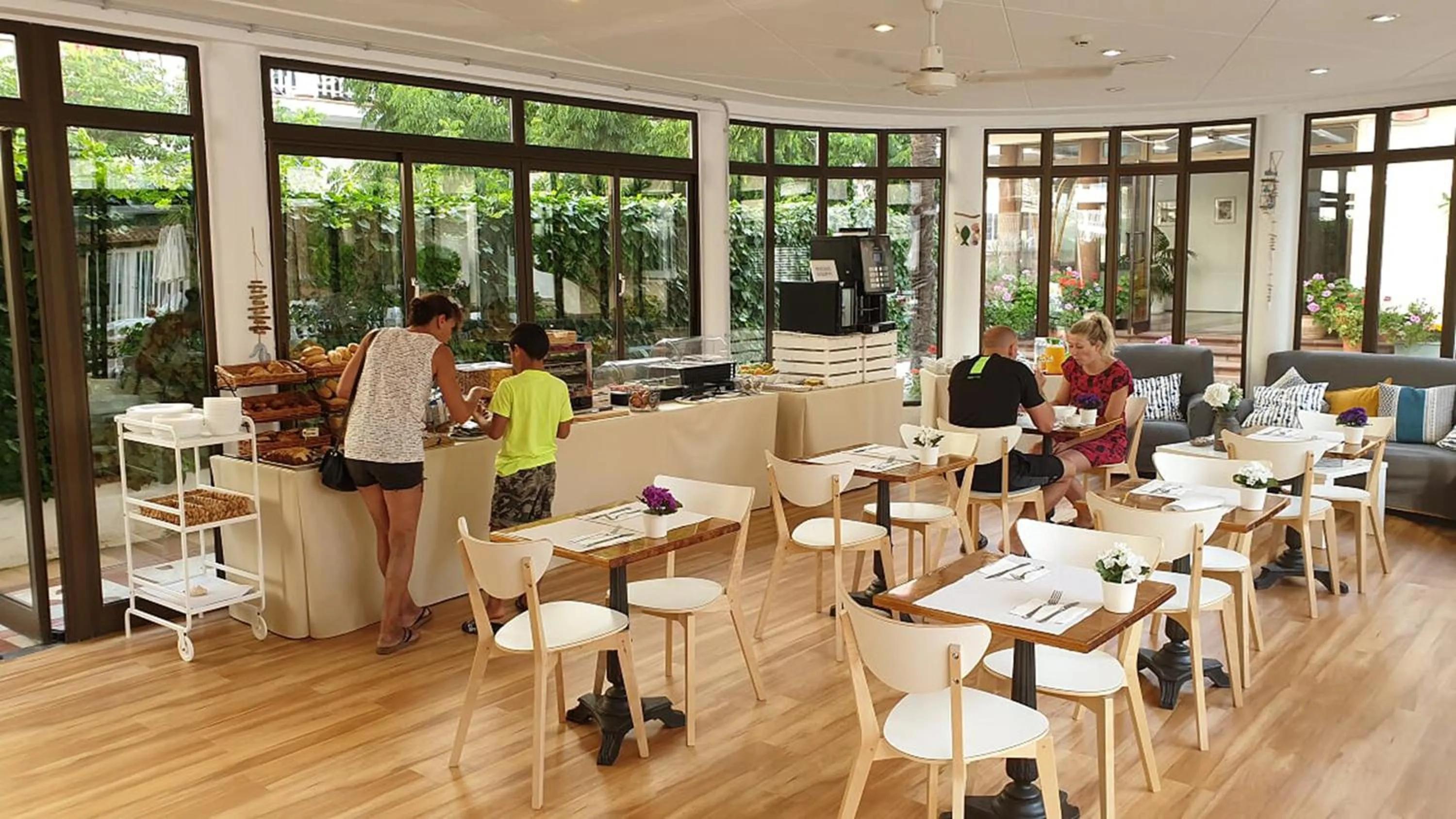 Restaurant/places to eat in Hotel Mireia