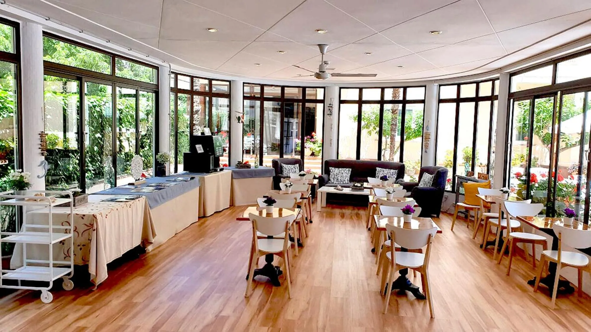 Restaurant/places to eat in Hotel Mireia