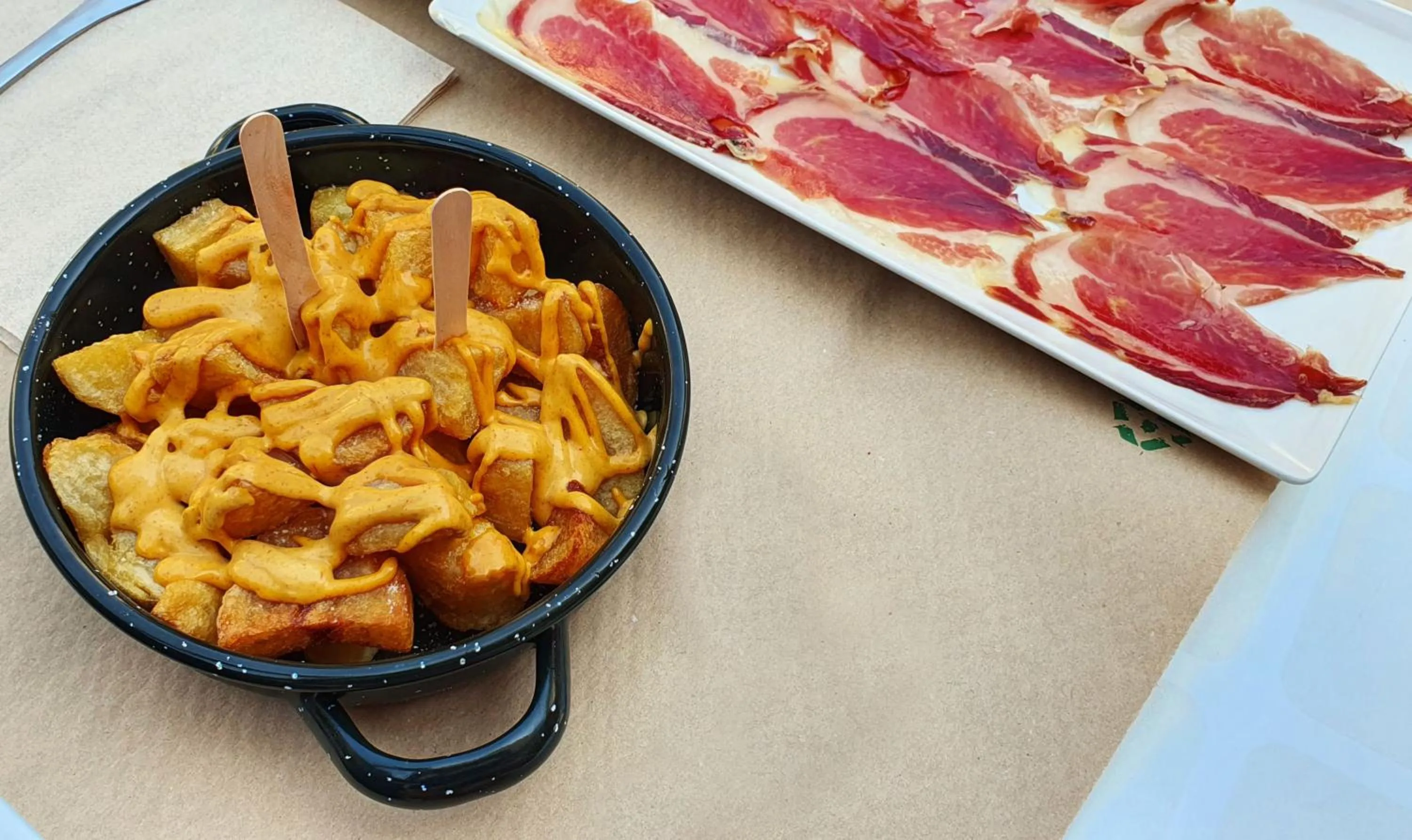 Food close-up in Hotel Mireia