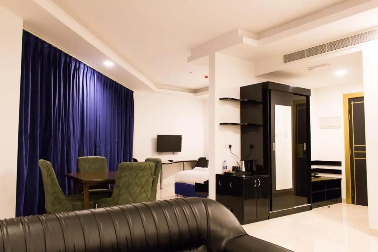 Communal lounge/ TV room in Parkside Plaza Muscat