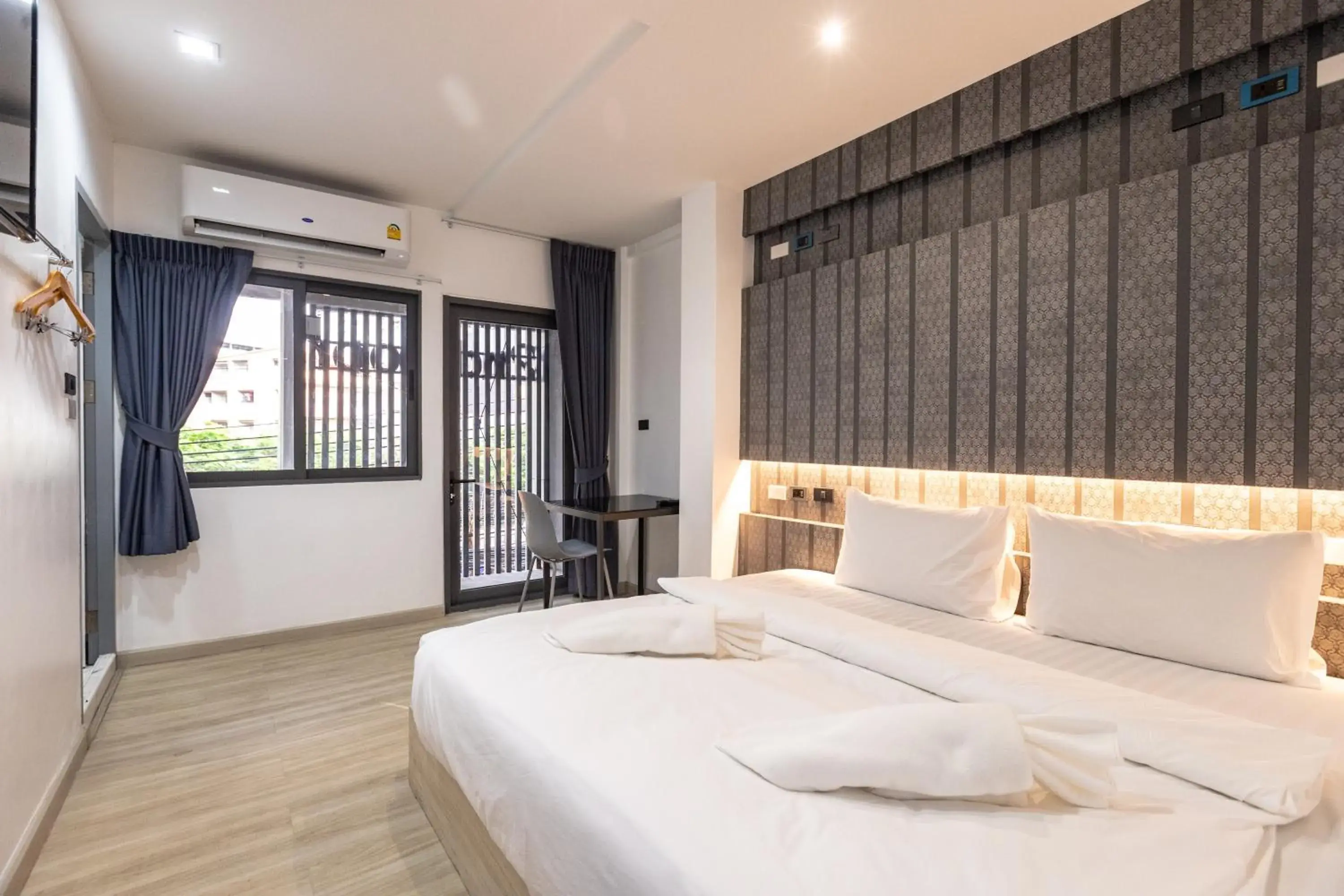 Bedroom, Bed in Baan Kun Mhor Hostel บ้านคุณหมอโฮสเทล Bedroom, Bed in Baan Kun Mhor Hostel บ้านคุณหมอโฮสเทล