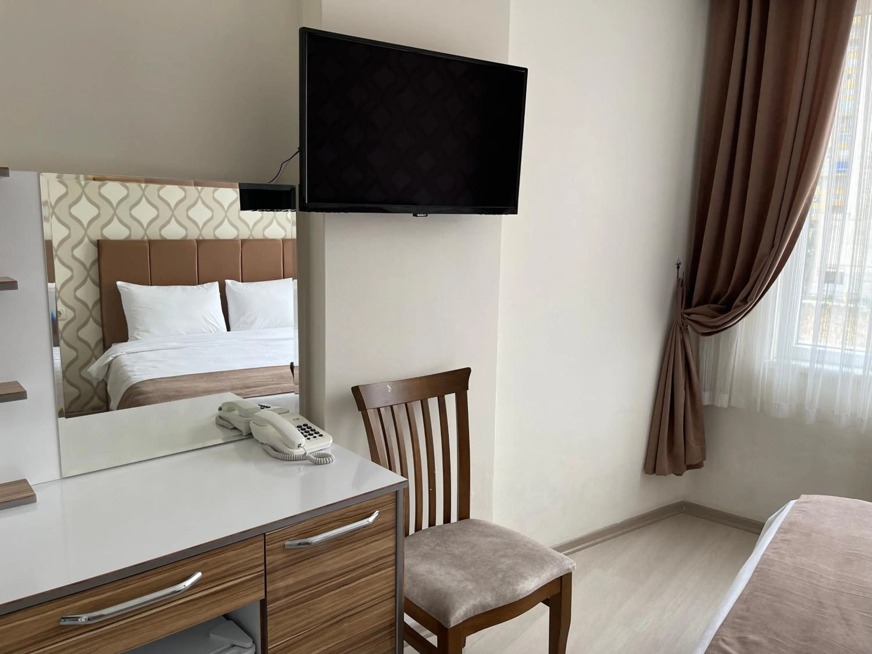 TV and multimedia, Bed in Bursa Malkoc Hotel