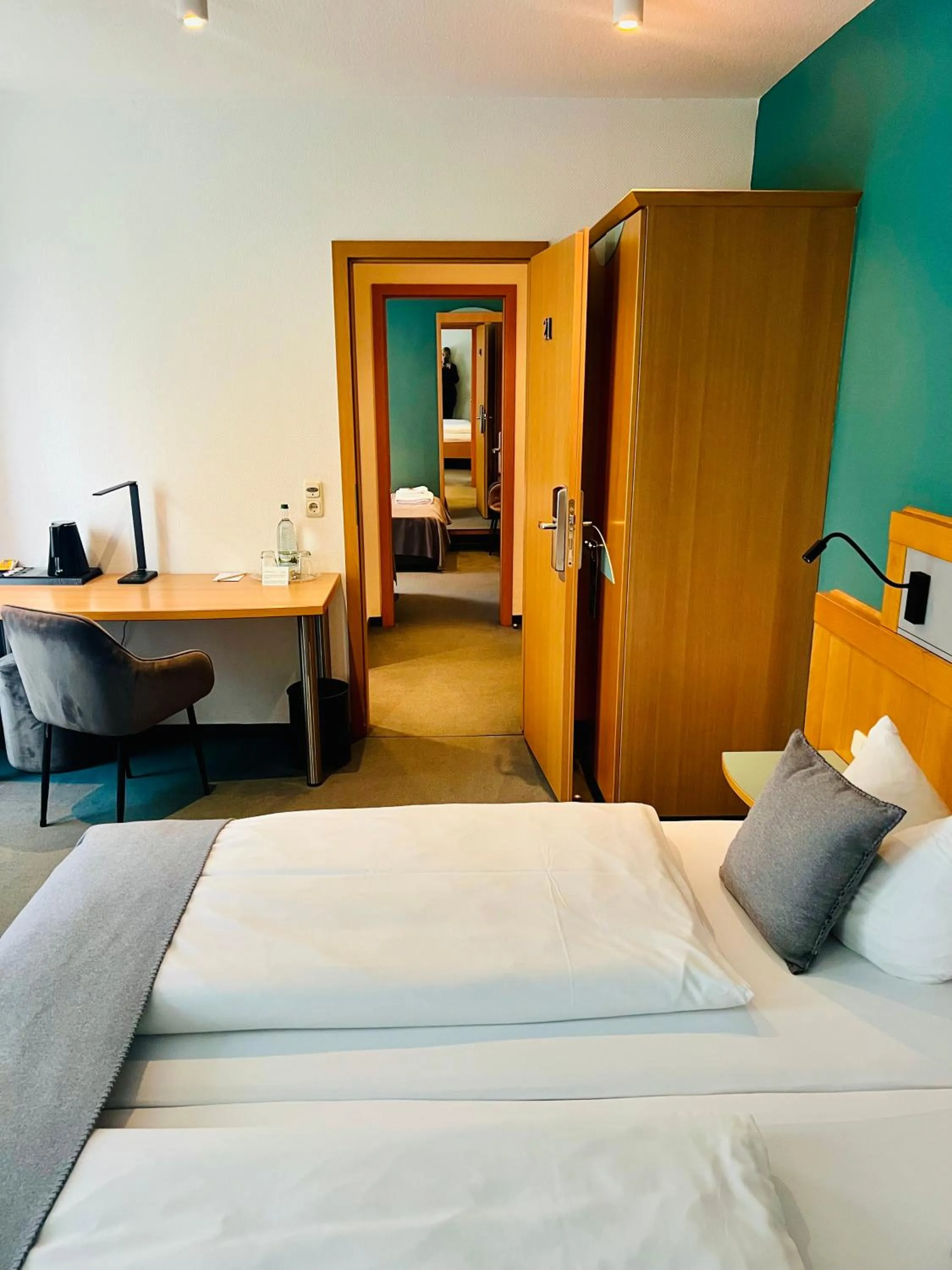 Photo of the whole room, Bed in Hotel Gewürzmühle