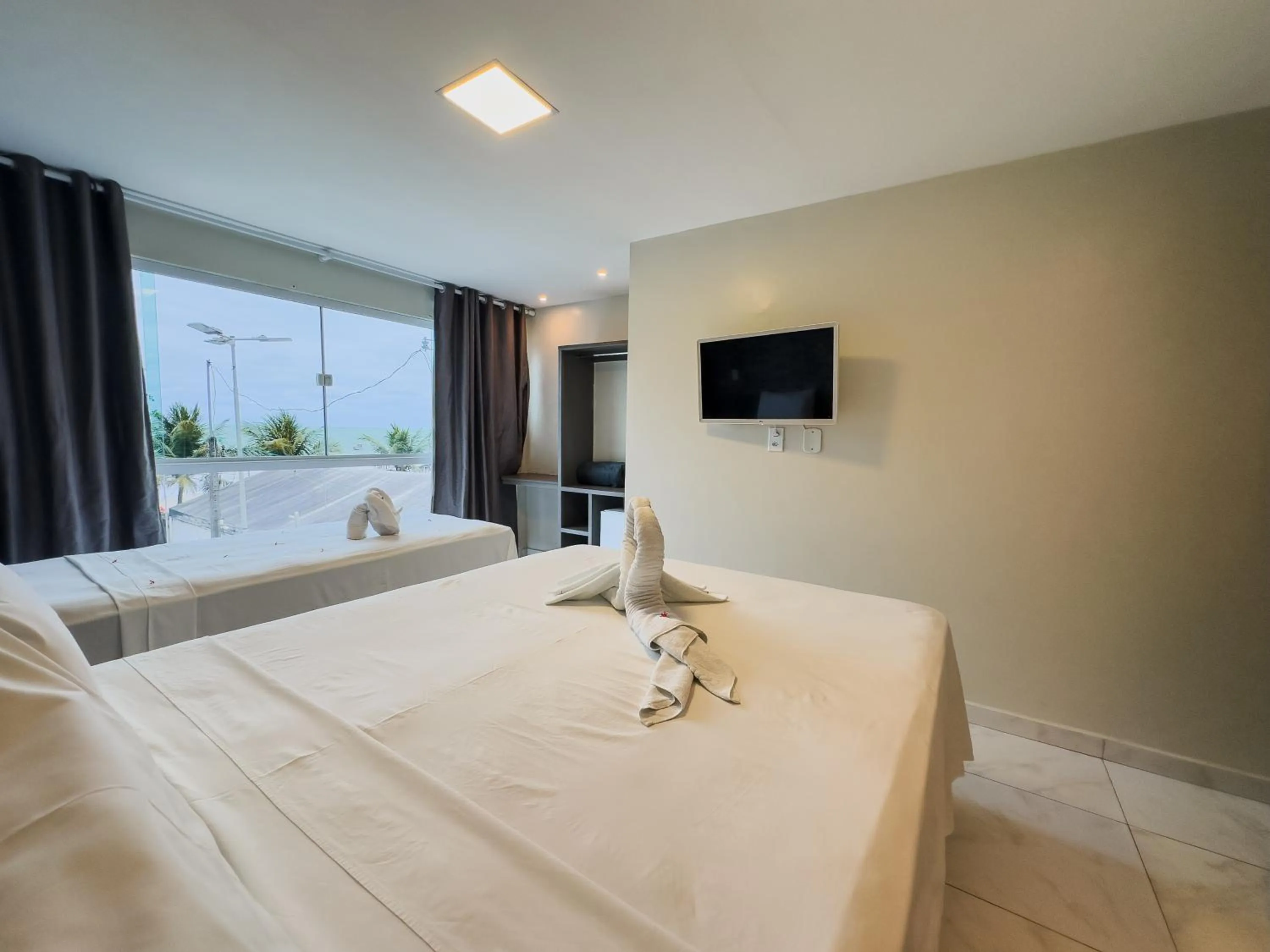 Bed in Pousada da Orla