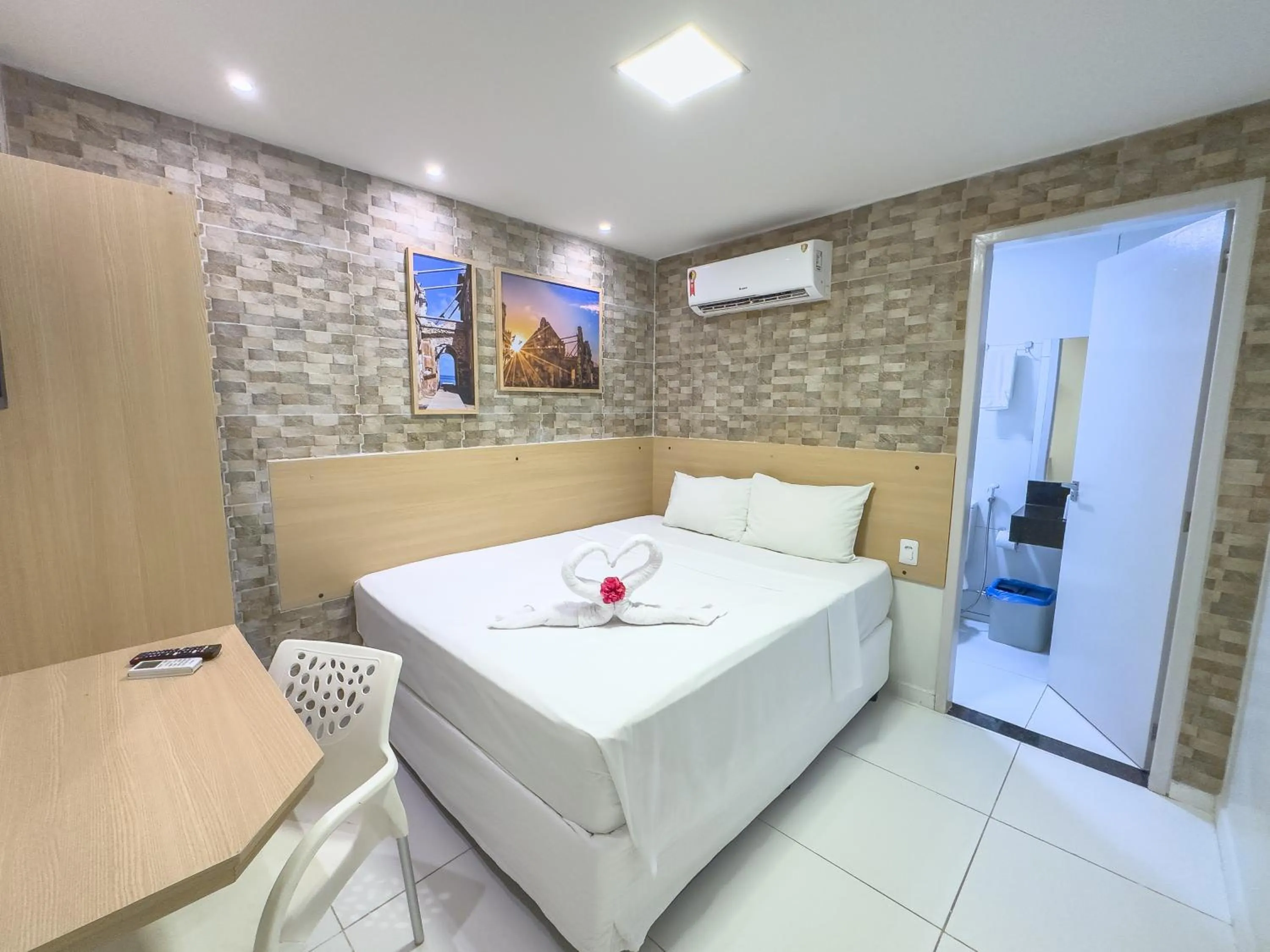 Bed in Pousada da Orla