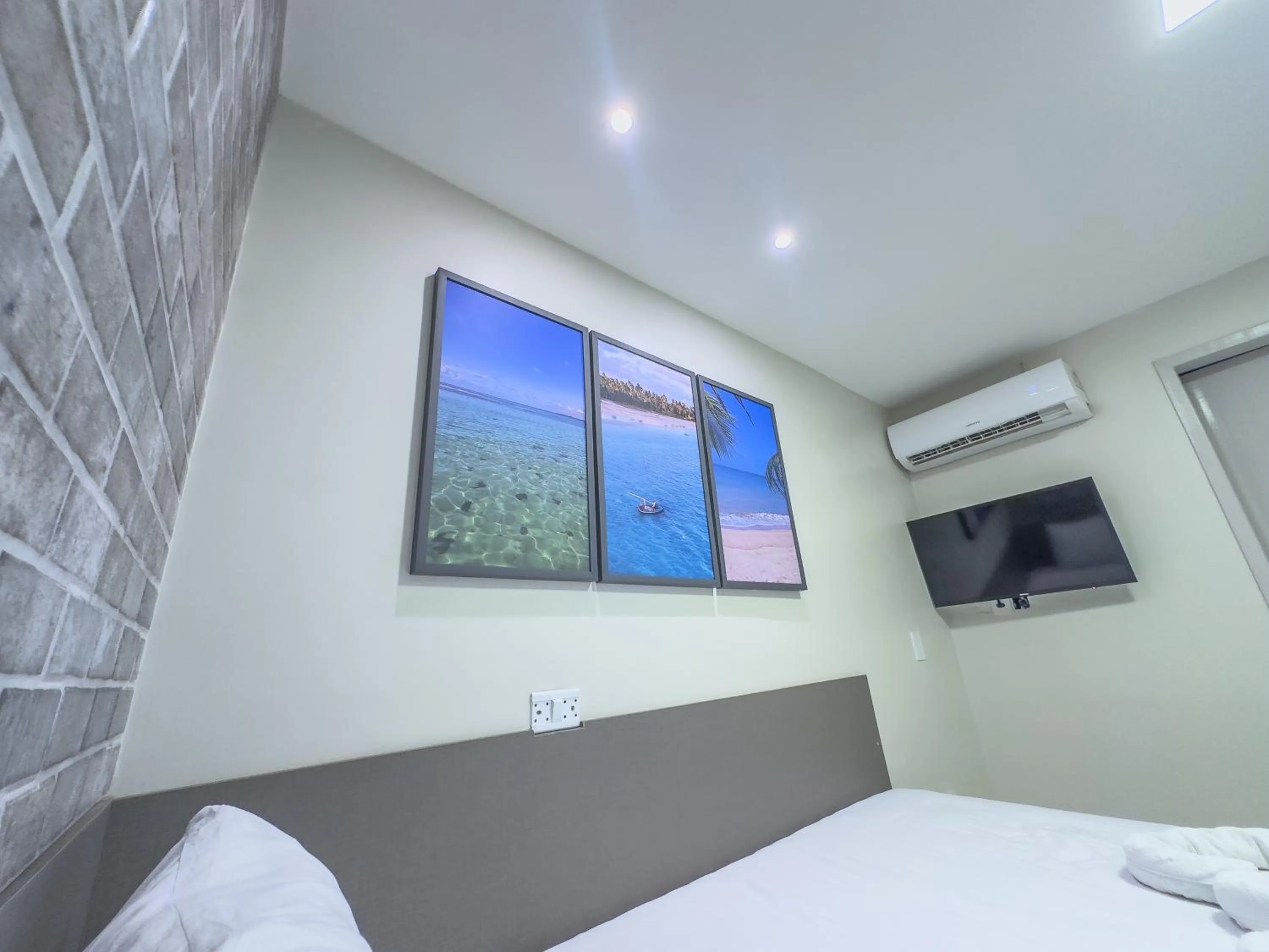 Bed in Pousada da Orla