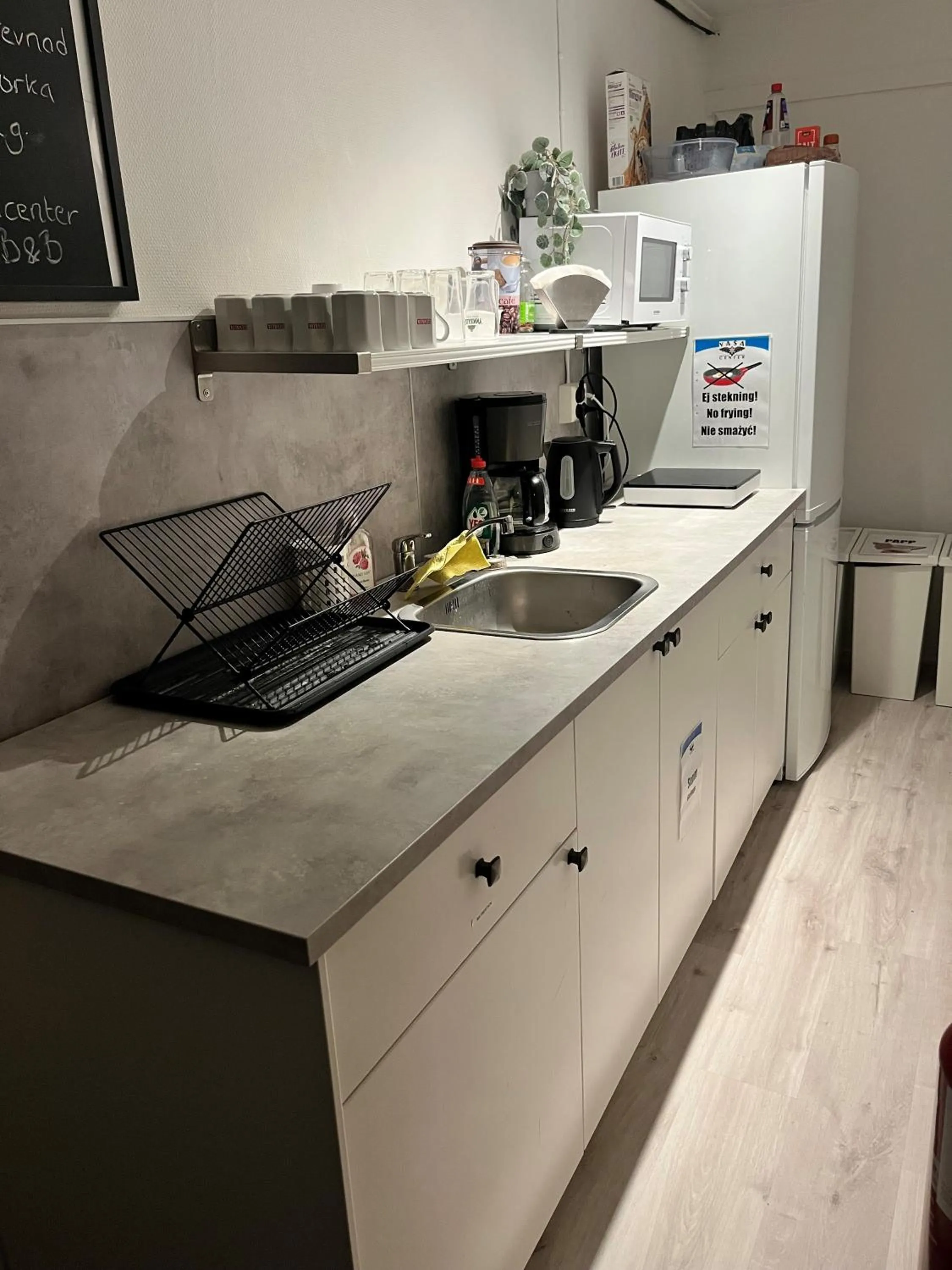 Kitchen or kitchenette in Vasacenter B&B