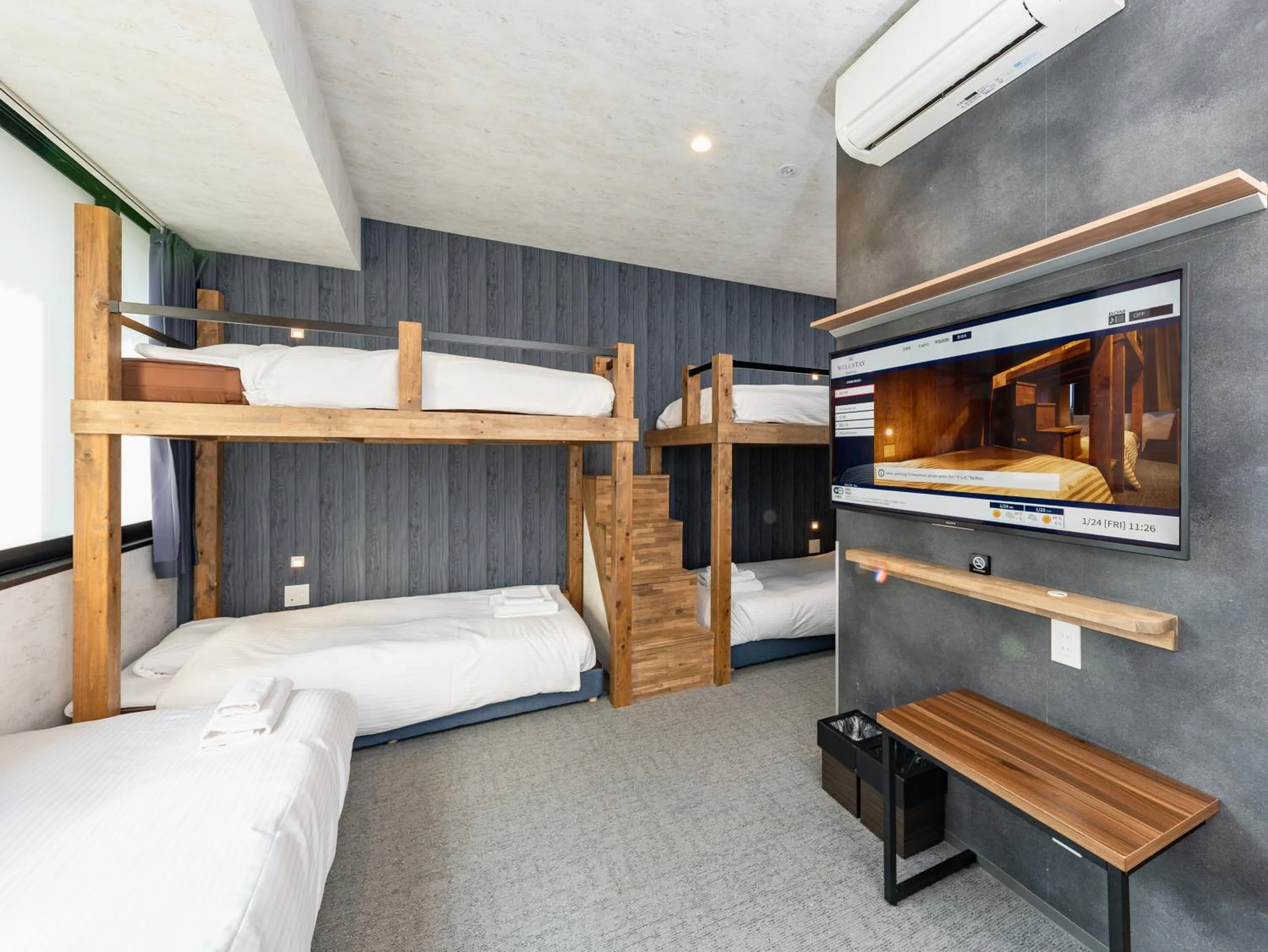 Bed in WELLSTAY Namba