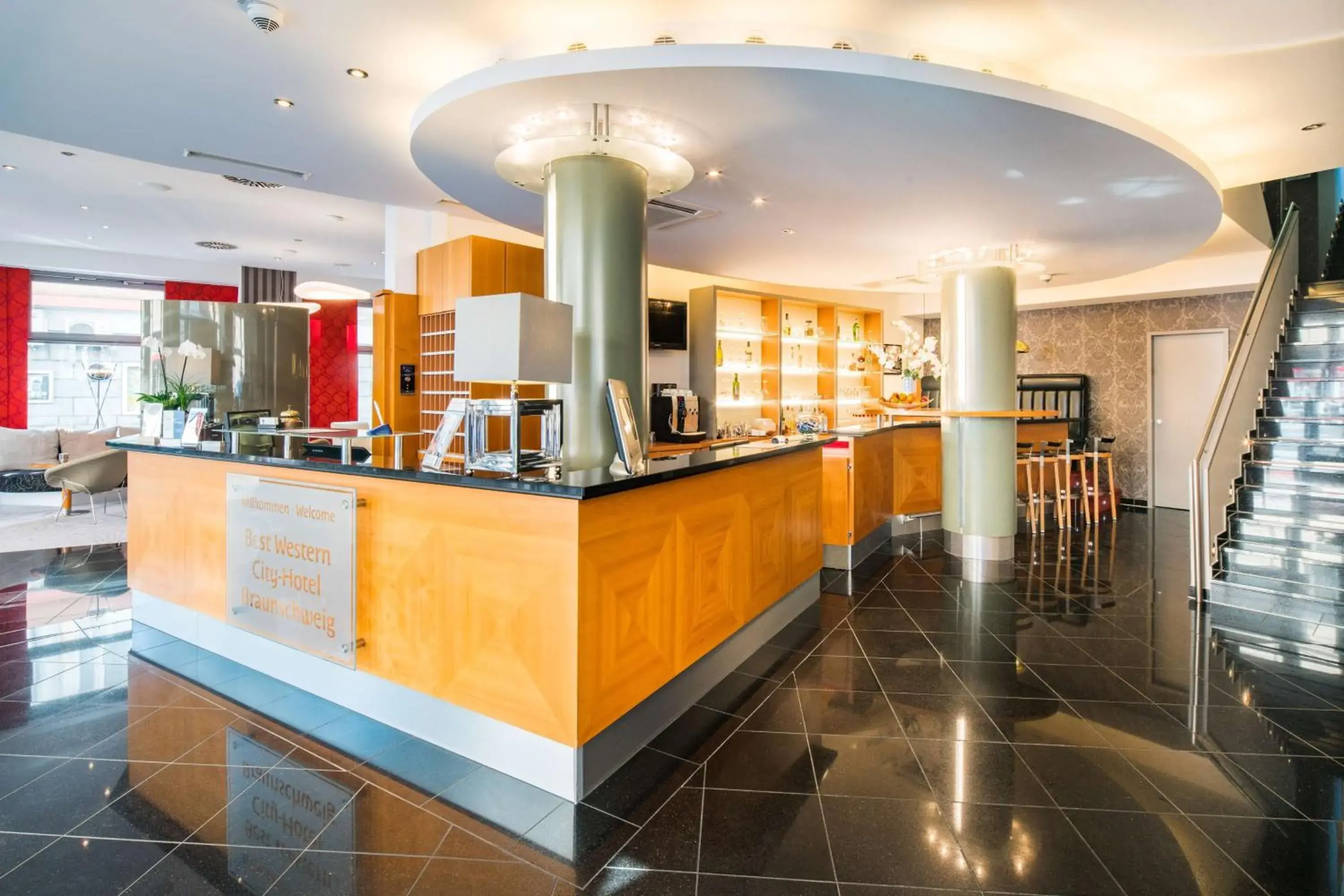 Lobby or reception in Best Western City Hotel Braunschweig Lobby or reception in Best Western City Hotel Braunschweig