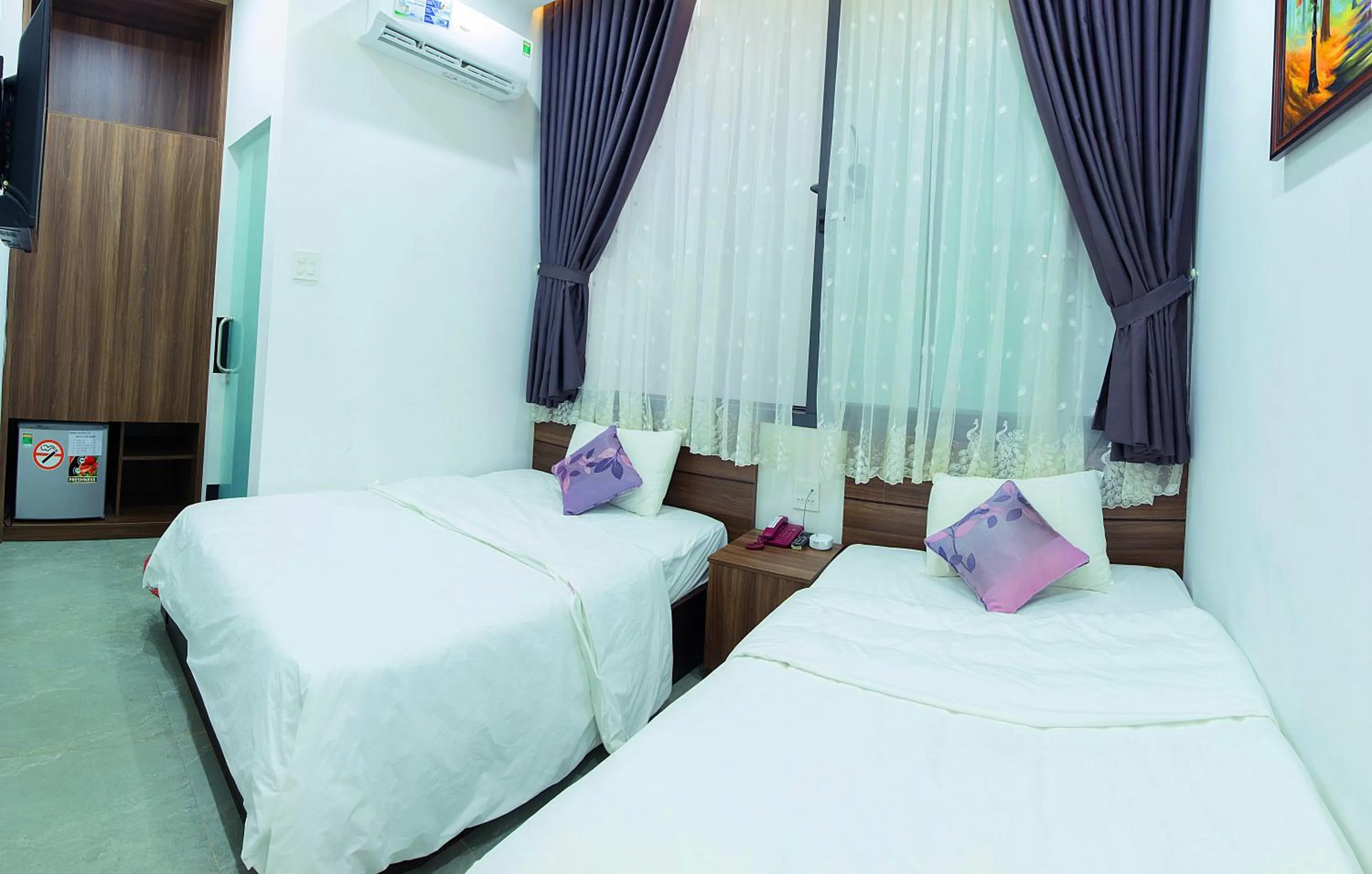 Bed in Hoa Cát Hotel