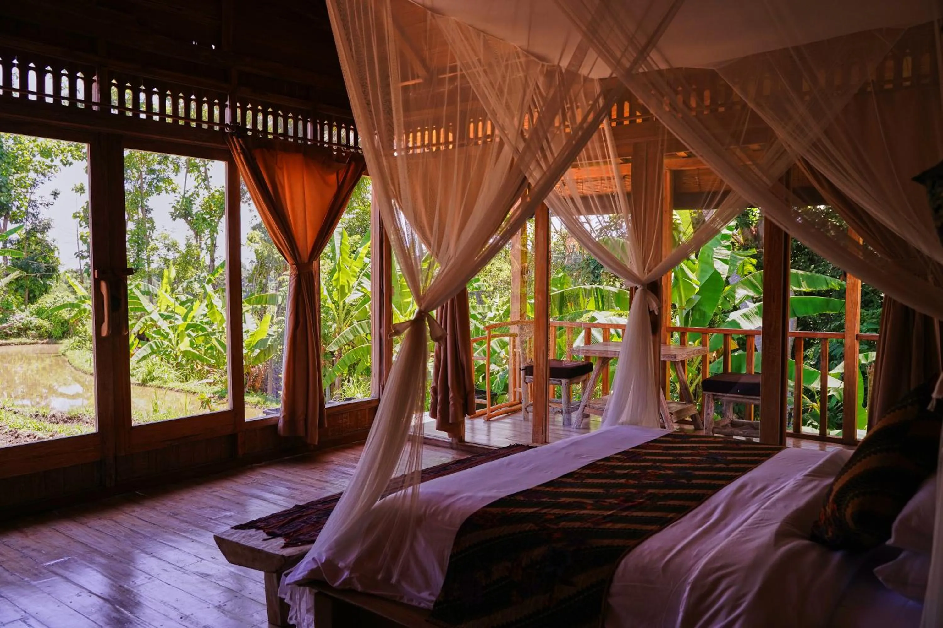 Bed in Kidem Ubud Villas