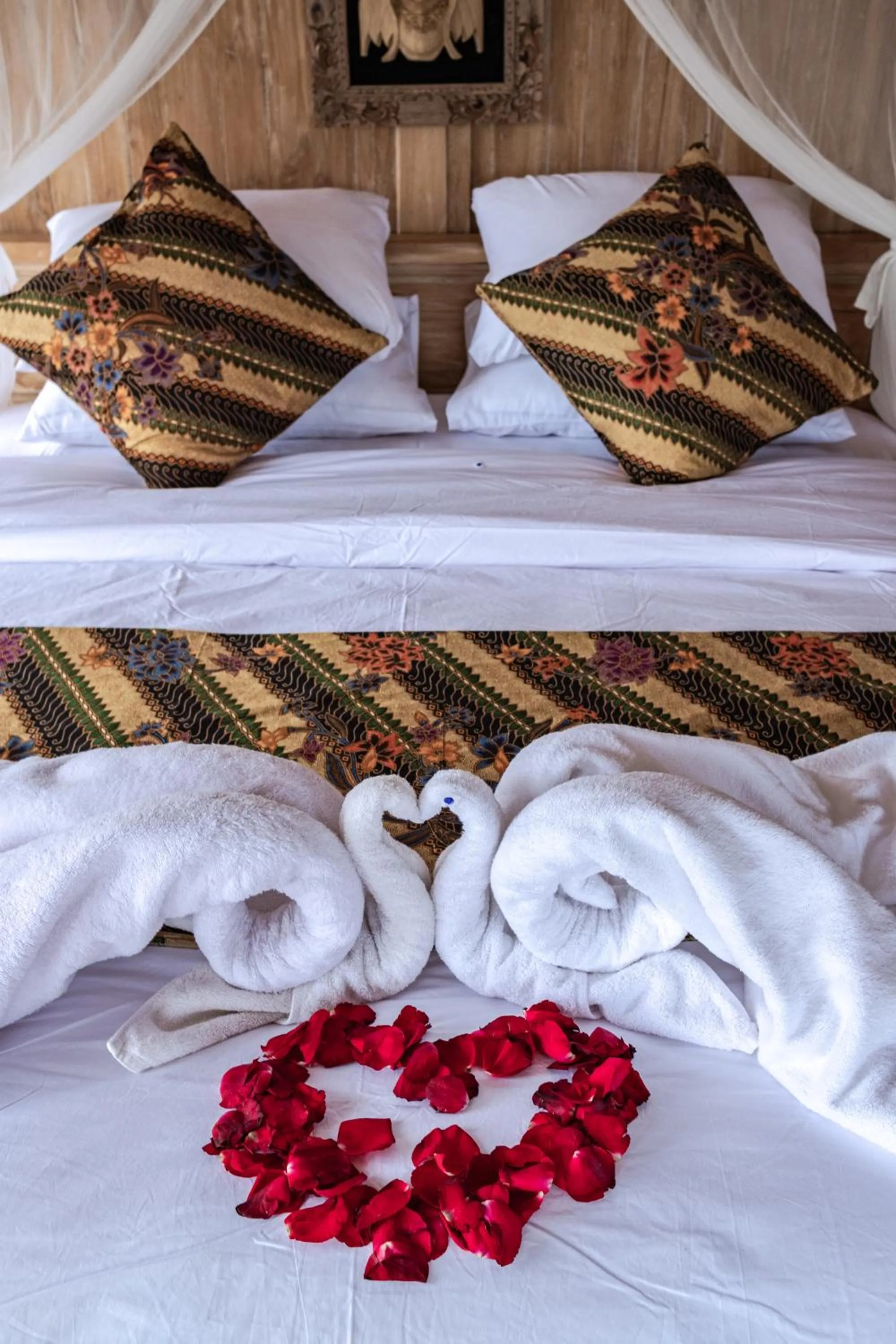 Bed in Kidem Ubud Villas