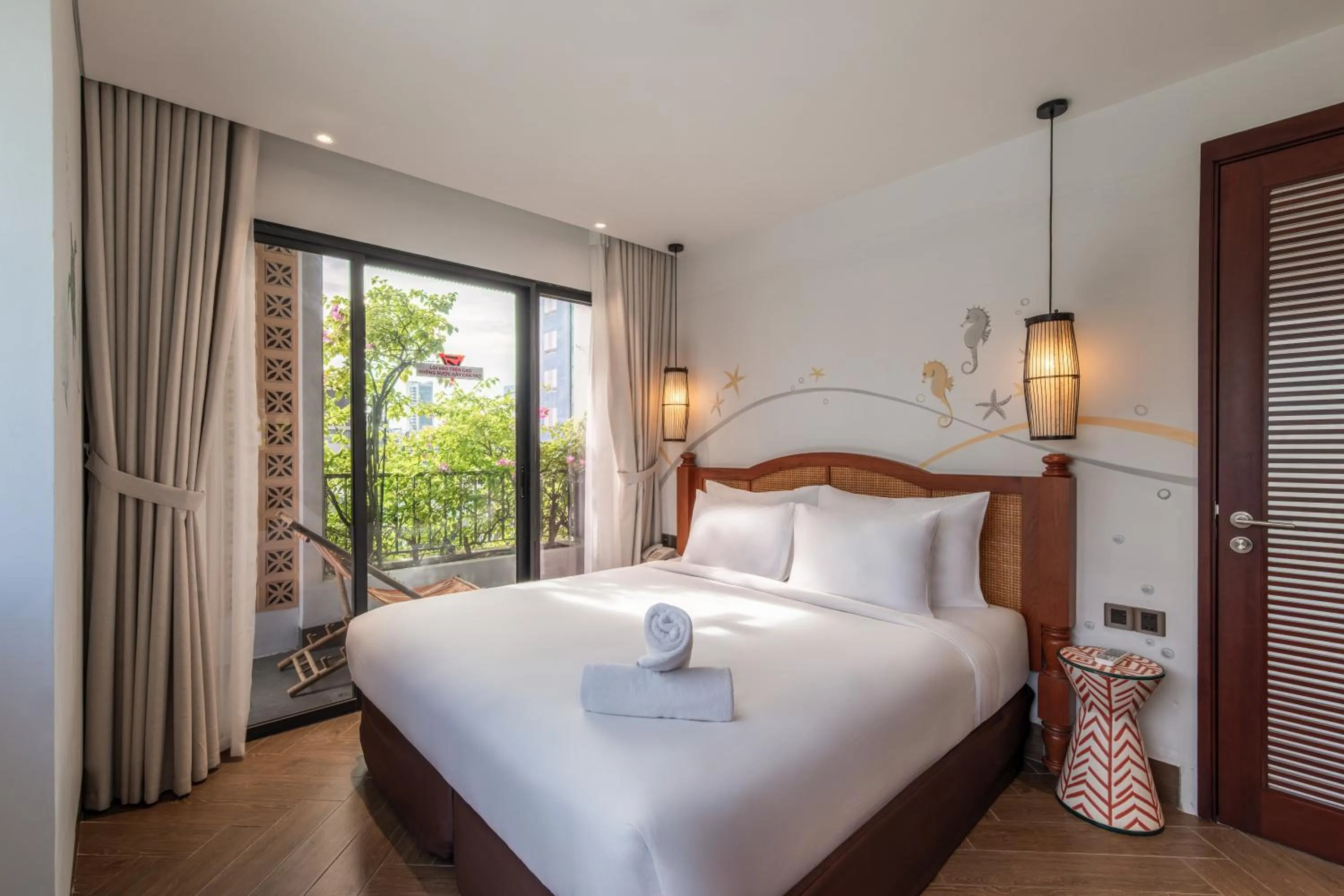 Bed in Seahorse Tropical Da Nang Hotel by Haviland