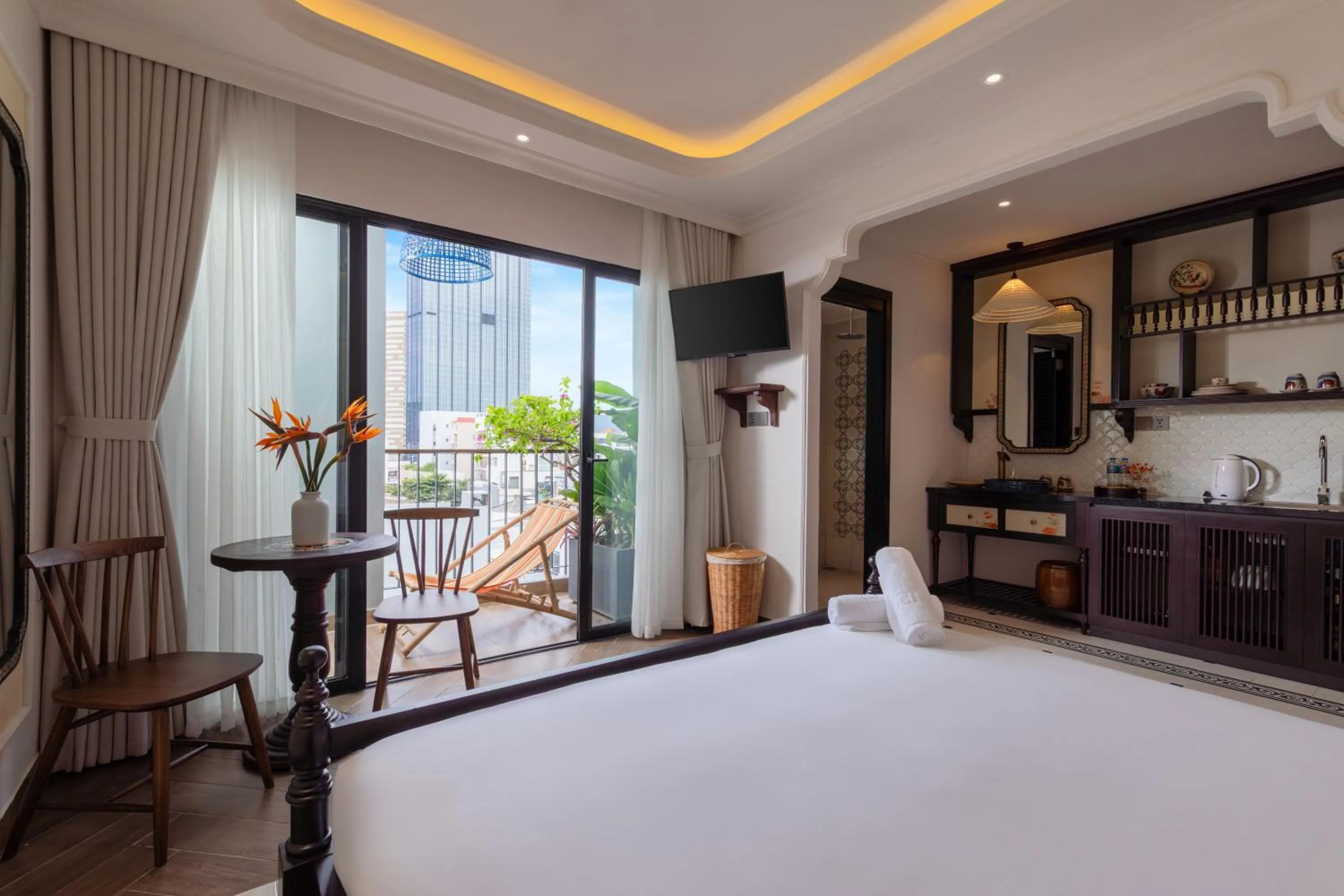 Bed in Seahorse Tropical Da Nang Hotel by Haviland