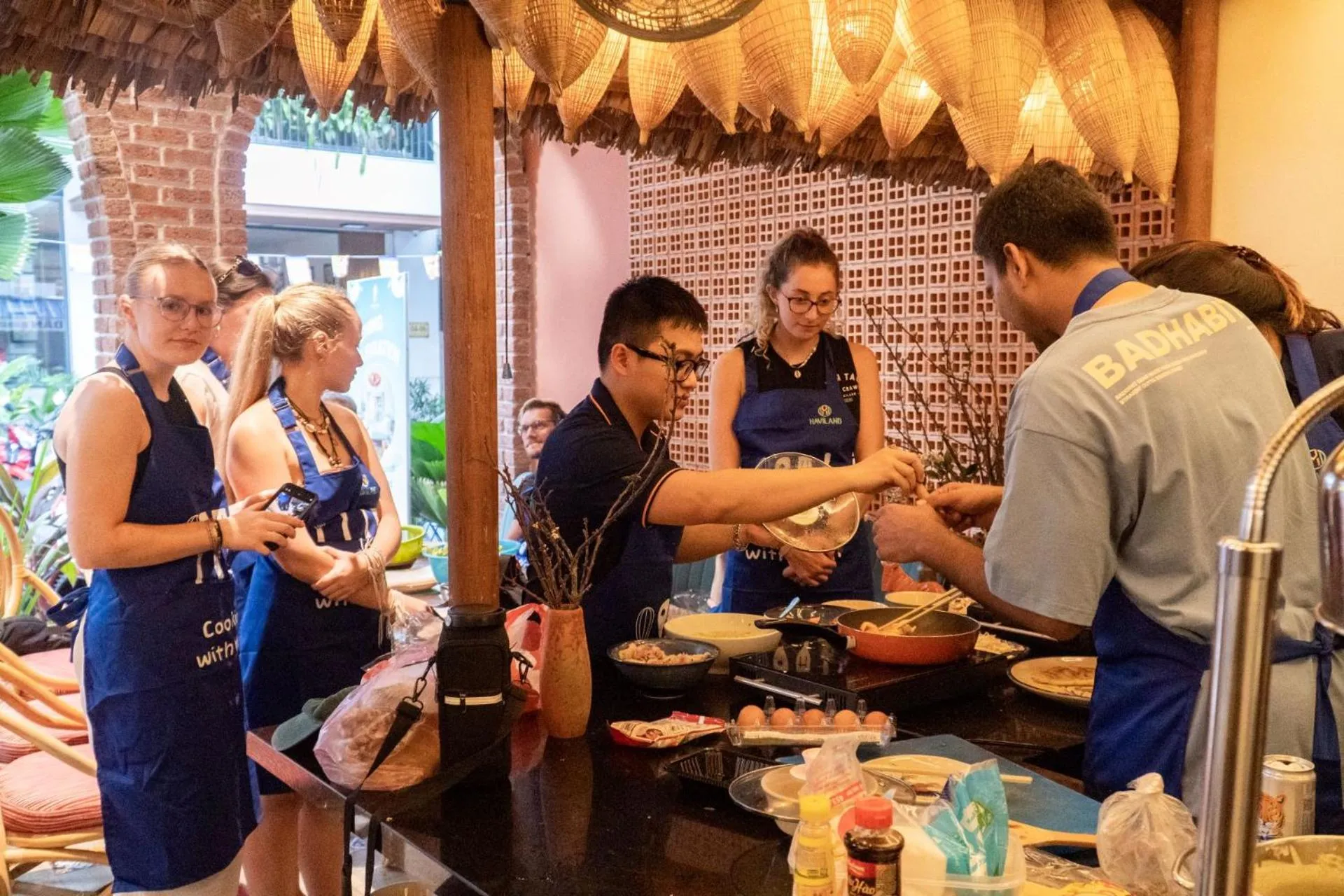 People in Seahorse Tropical Da Nang Hotel by Haviland