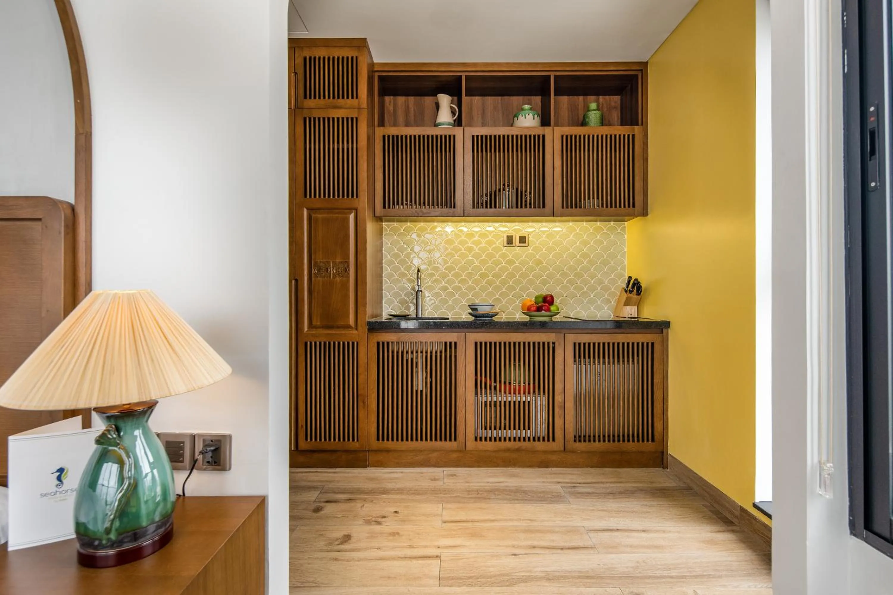 Kitchen or kitchenette in Seahorse Tropical Da Nang Hotel by Haviland