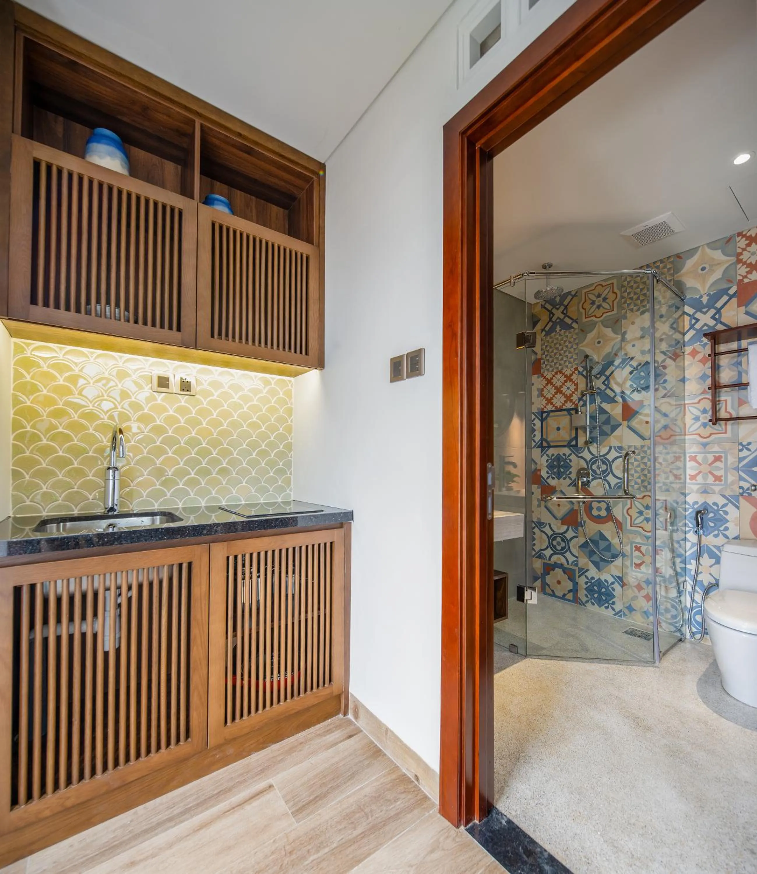 Kitchen or kitchenette in Seahorse Tropical Da Nang Hotel by Haviland