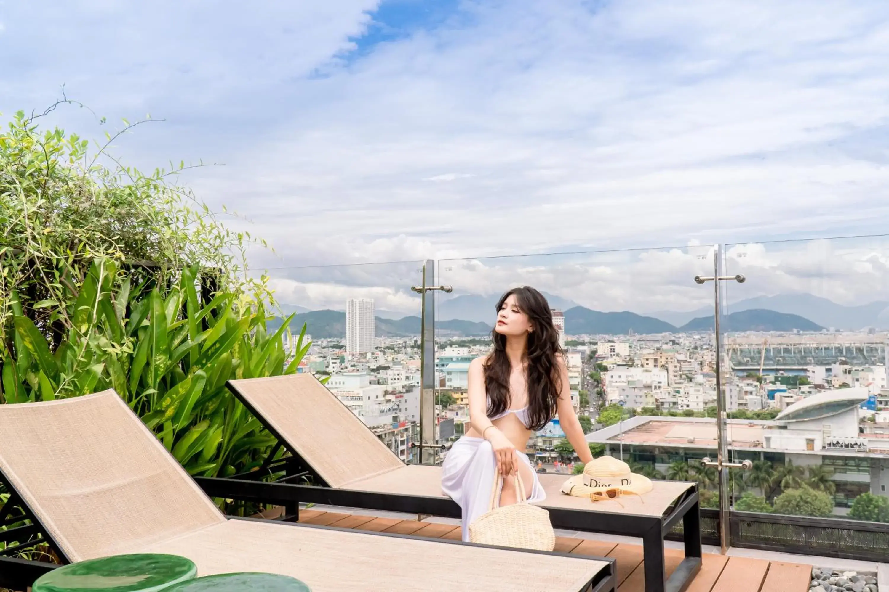 City view in Seahorse Tropical Da Nang Hotel by Haviland City view in Seahorse Tropical Da Nang Hotel by Haviland