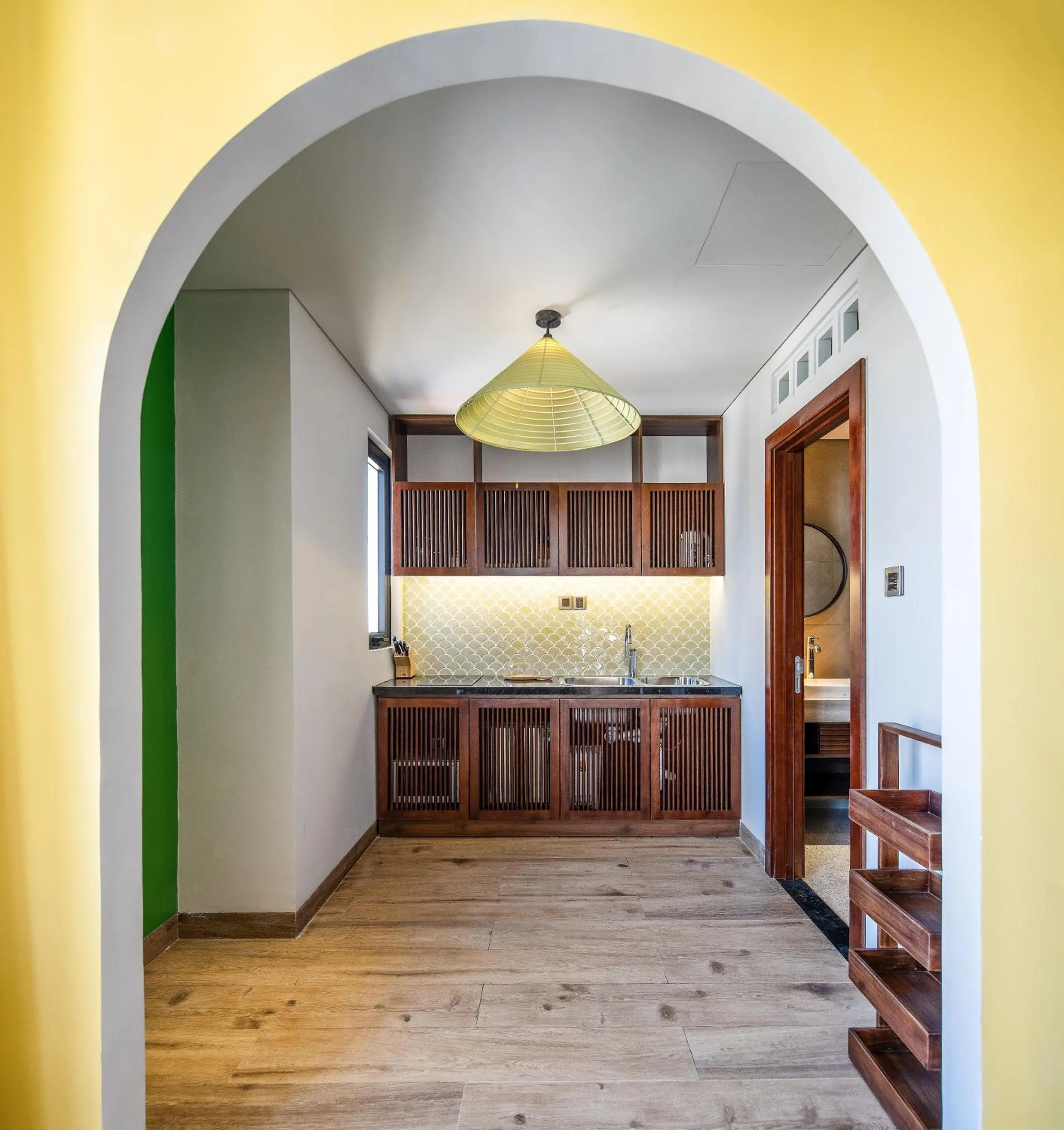 Kitchen or kitchenette in Seahorse Tropical Da Nang Hotel by Haviland