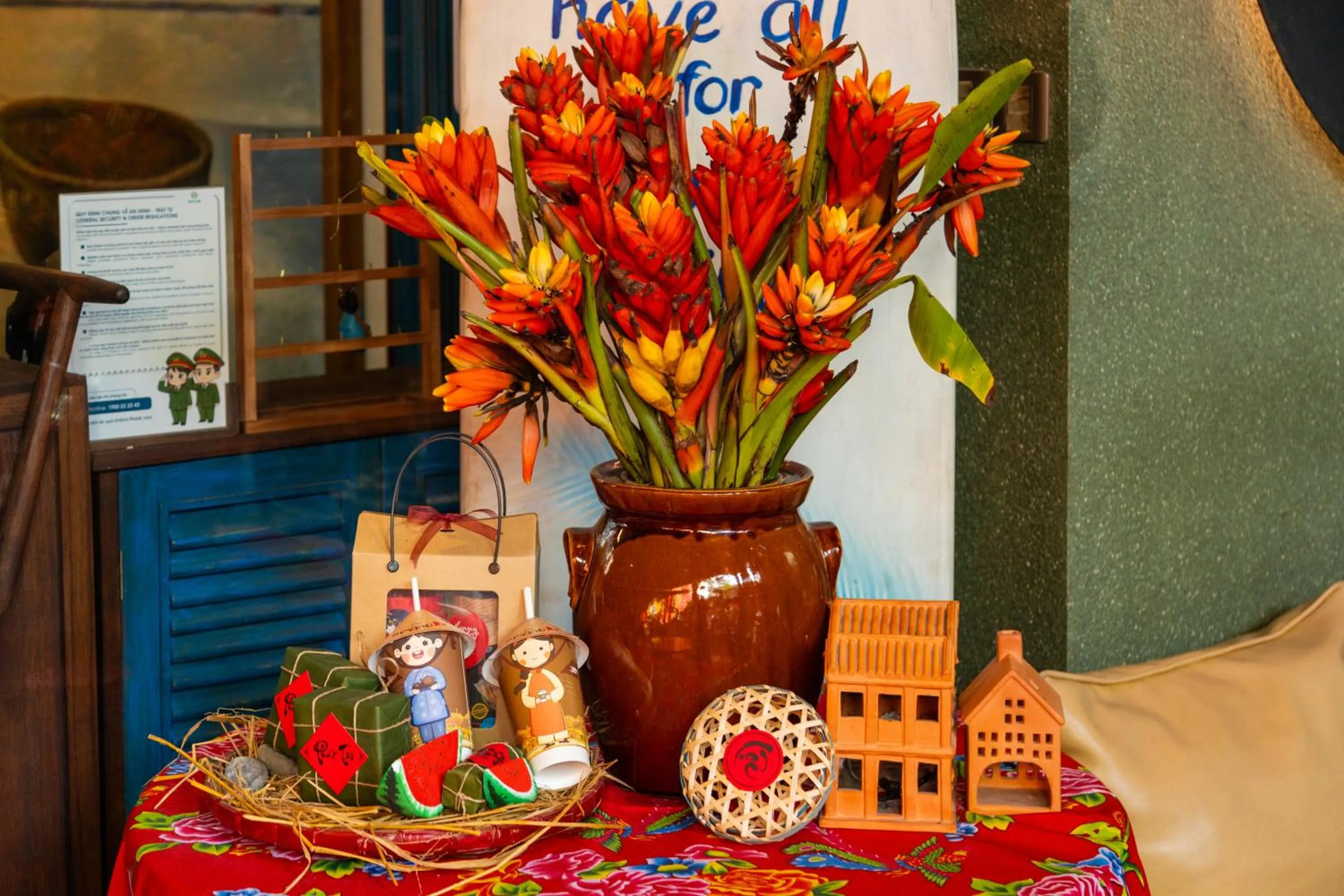 Decorative detail in Seahorse Tropical Da Nang Hotel by Haviland