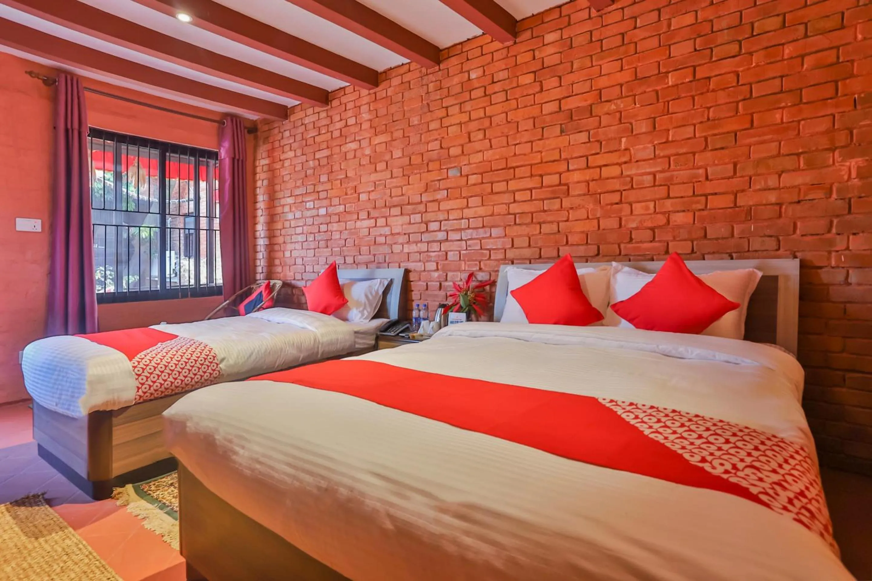 Bedroom, Bed in Kathmandu Cottage - Boutique