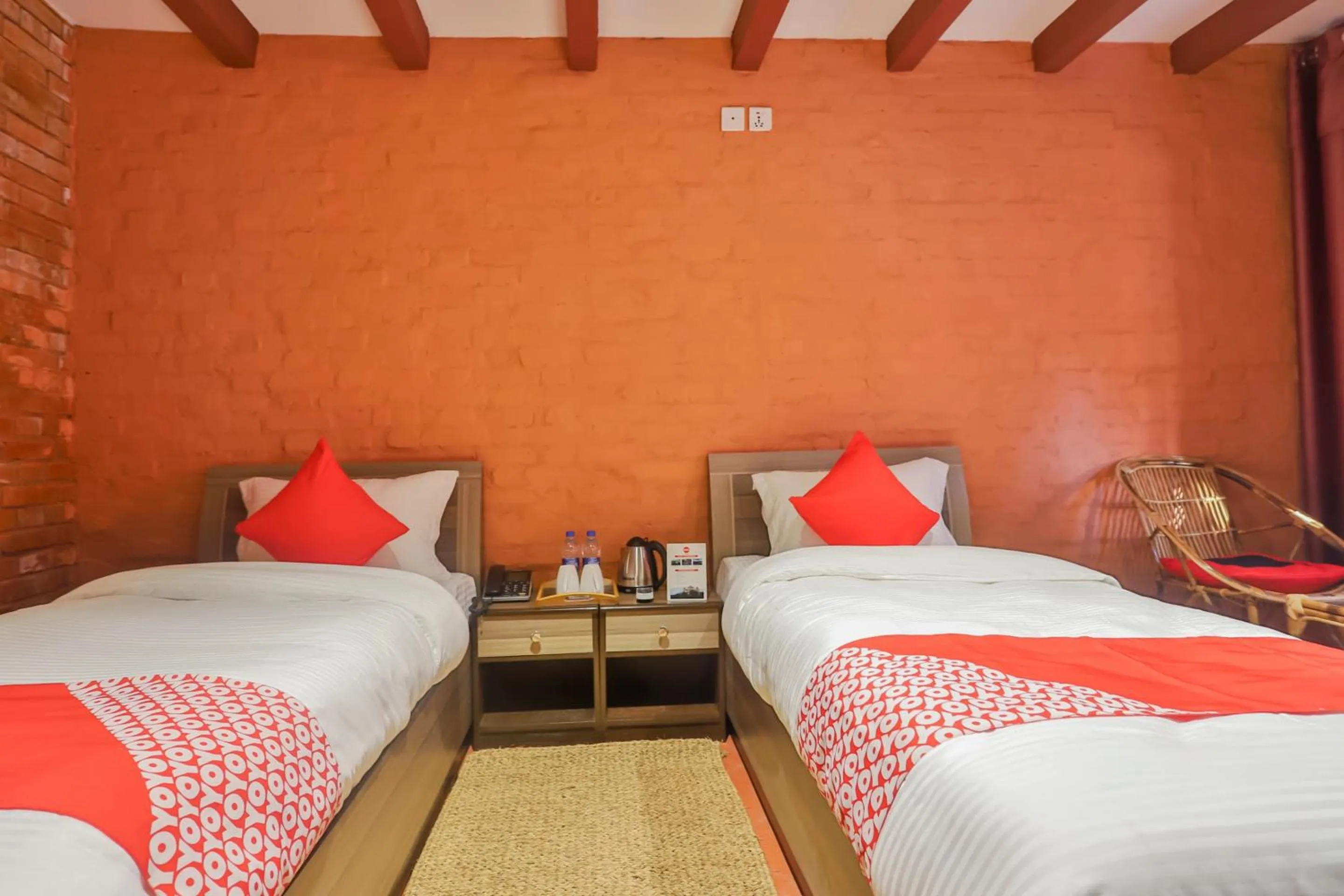 Bedroom, Bed in Kathmandu Cottage - Boutique