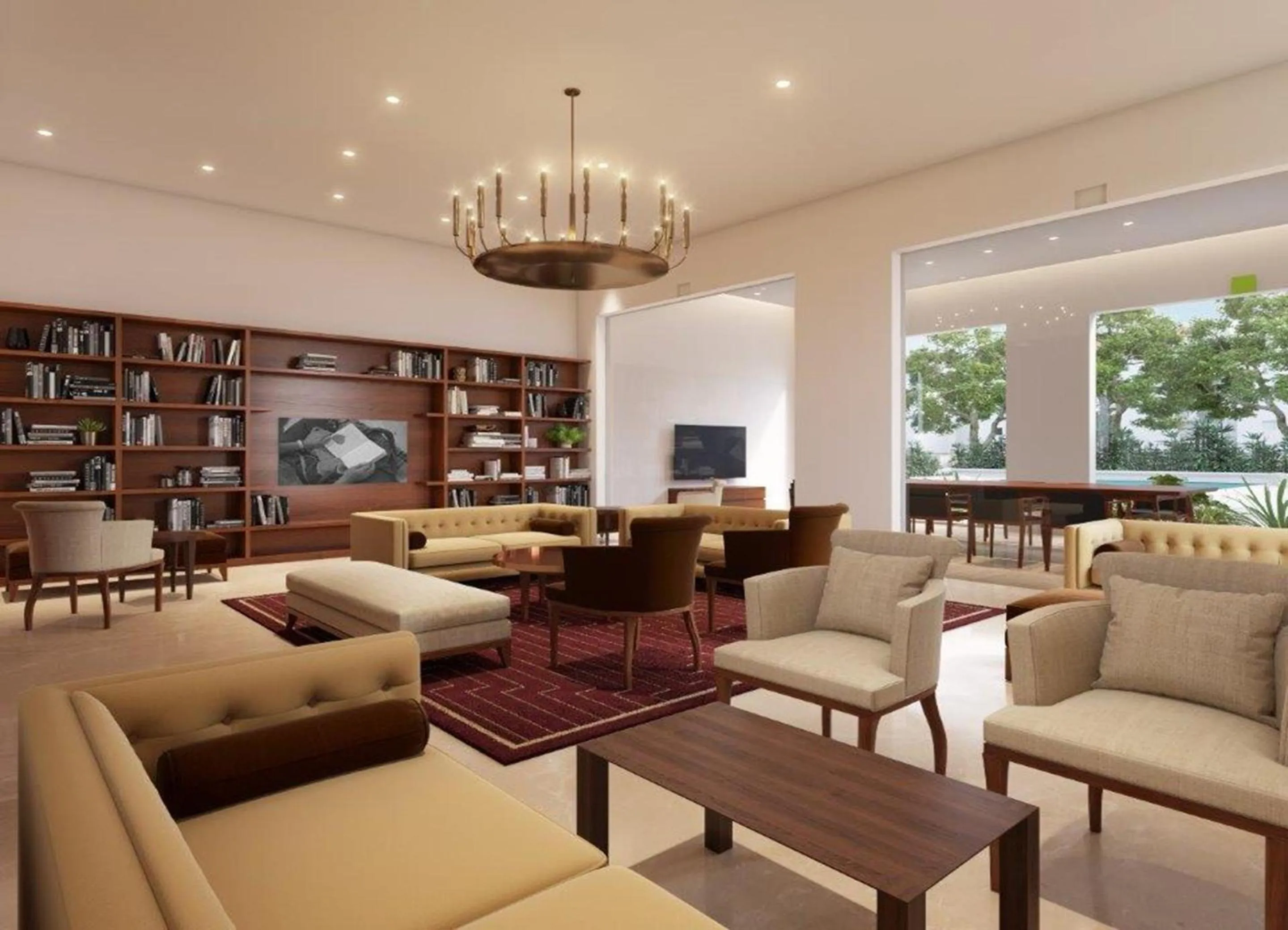 Seating area in Marasa Sarovar Premiere, Bodhgaya