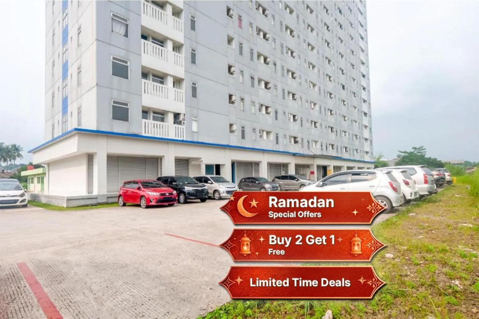 Property building in OYO Life 2837 Apartment Dramaga Tower