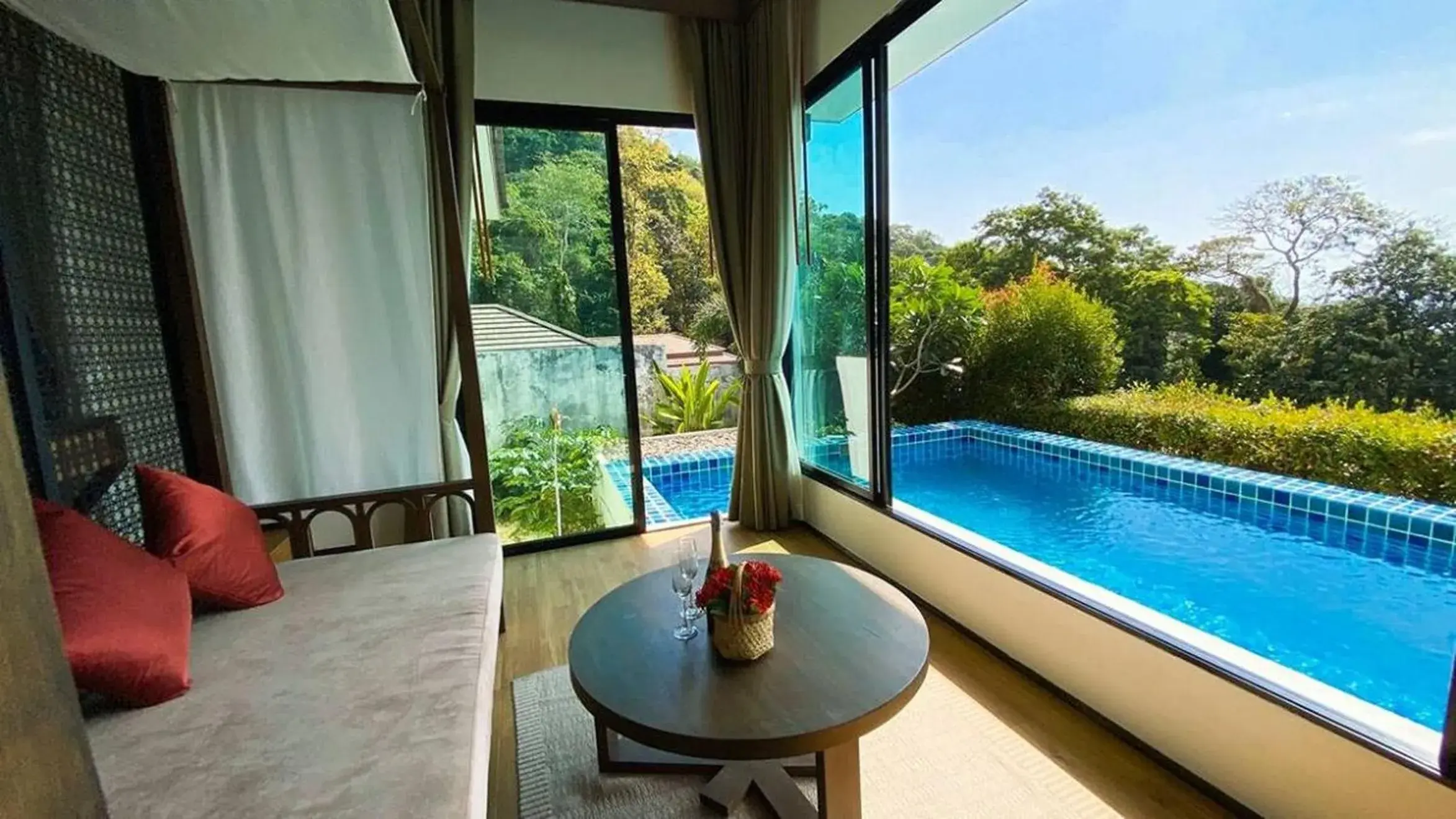 Pool view in Silla Villa Kata Beach Pool view in Silla Villa Kata Beach
