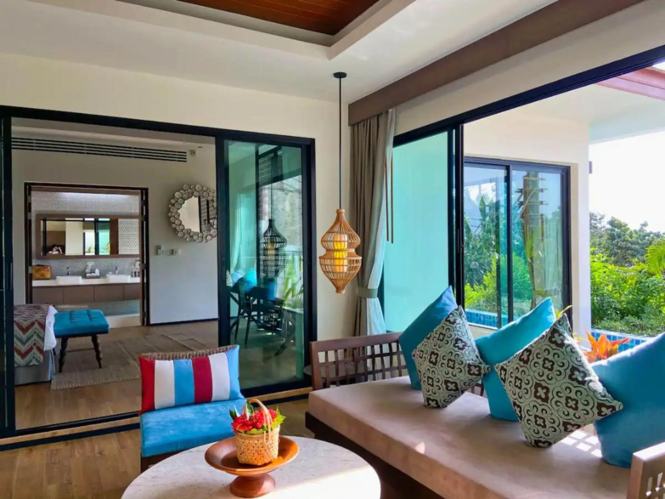 Living room in Silla Villa Kata Beach