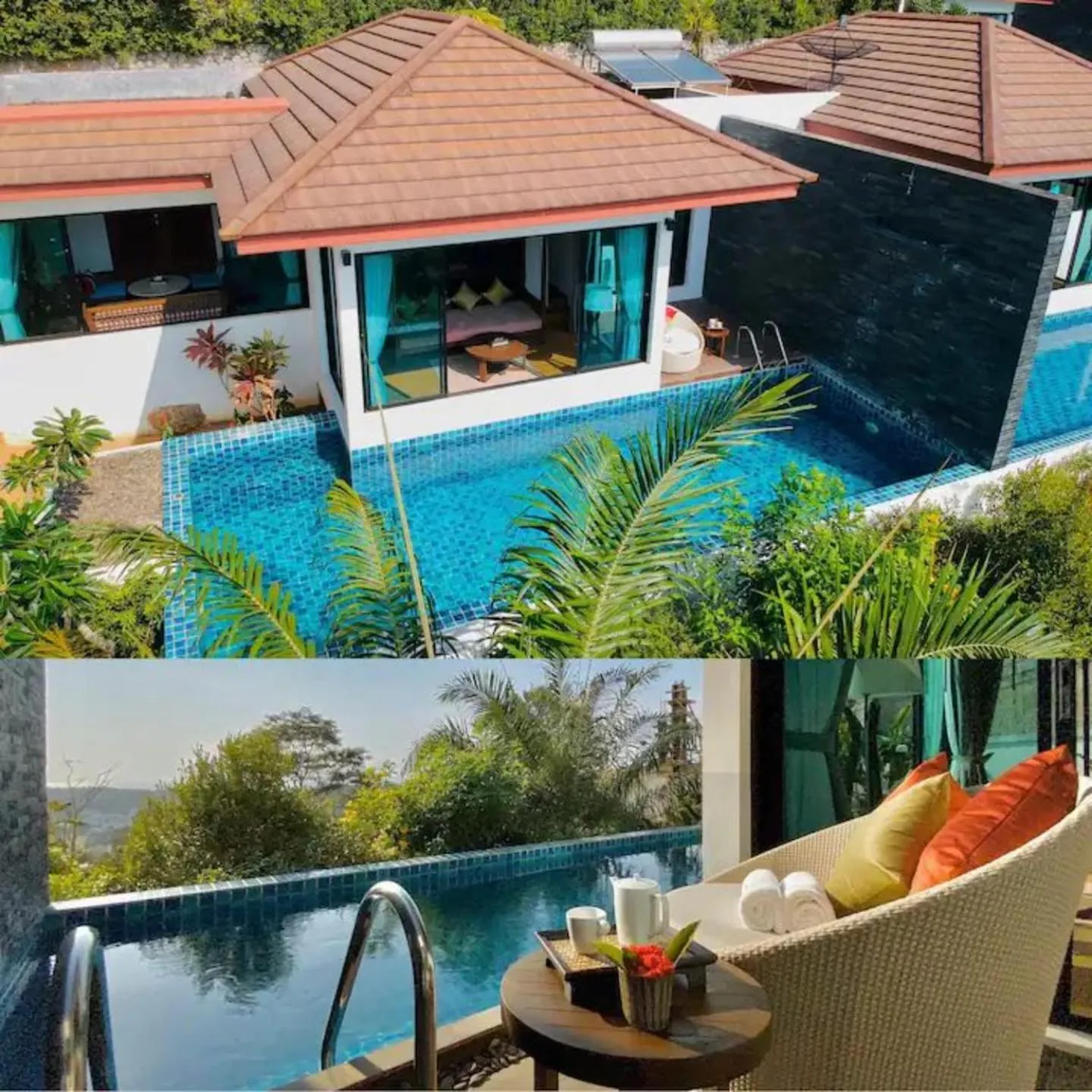 Swimming pool in Silla Villa Kata Beach