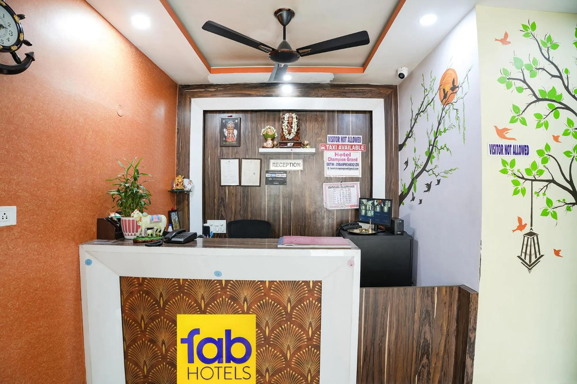 Lobby or reception in FabHotel Champion Grand - Nr Fortis Hospital, Nagarbhavi