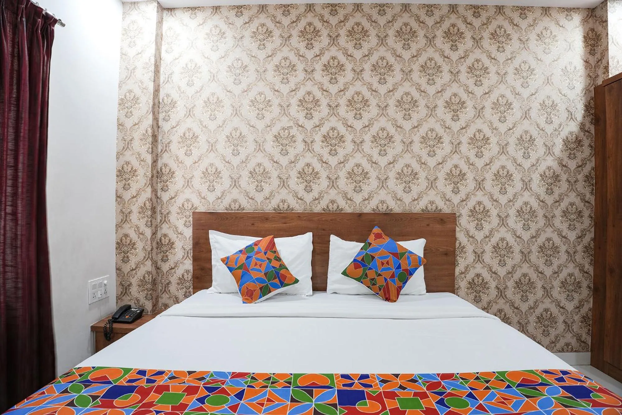 Bed in FabHotel Champion Grand - Nr Fortis Hospital, Nagarbhavi