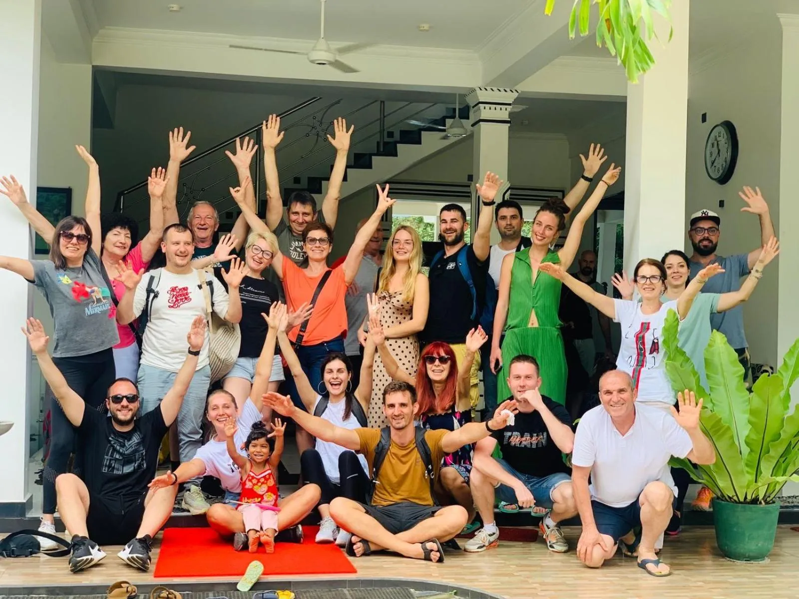 group of guests in Hotel River Front