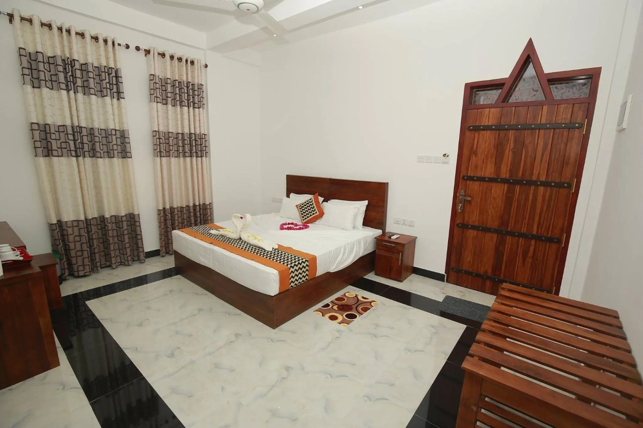 Bed in Hotel River Front