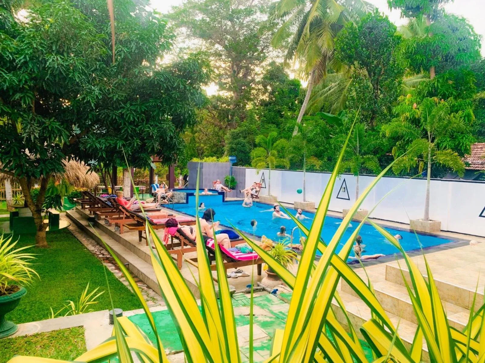 Garden in Hotel River Front