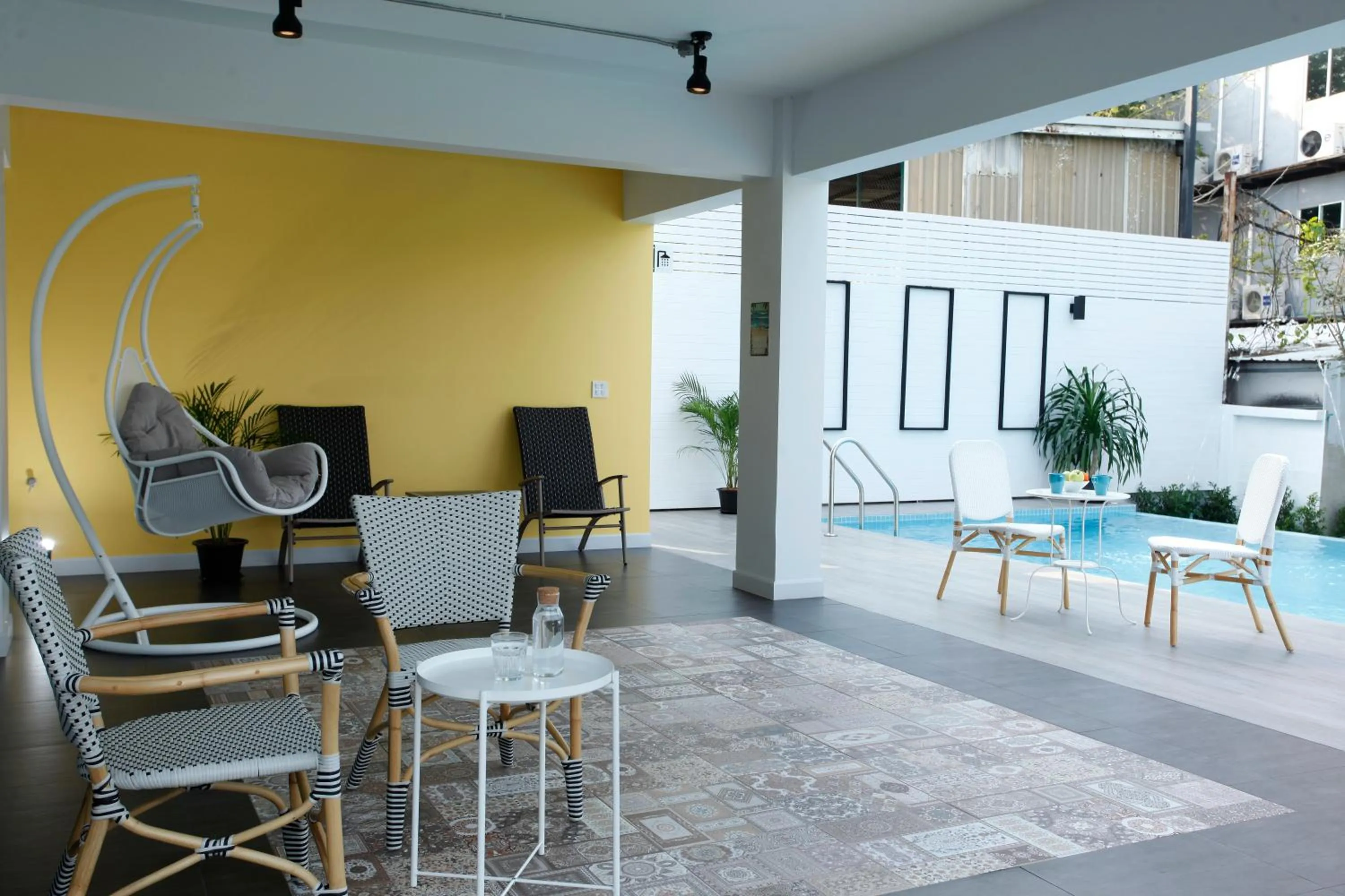 Patio in Port Canary Airport Hotel