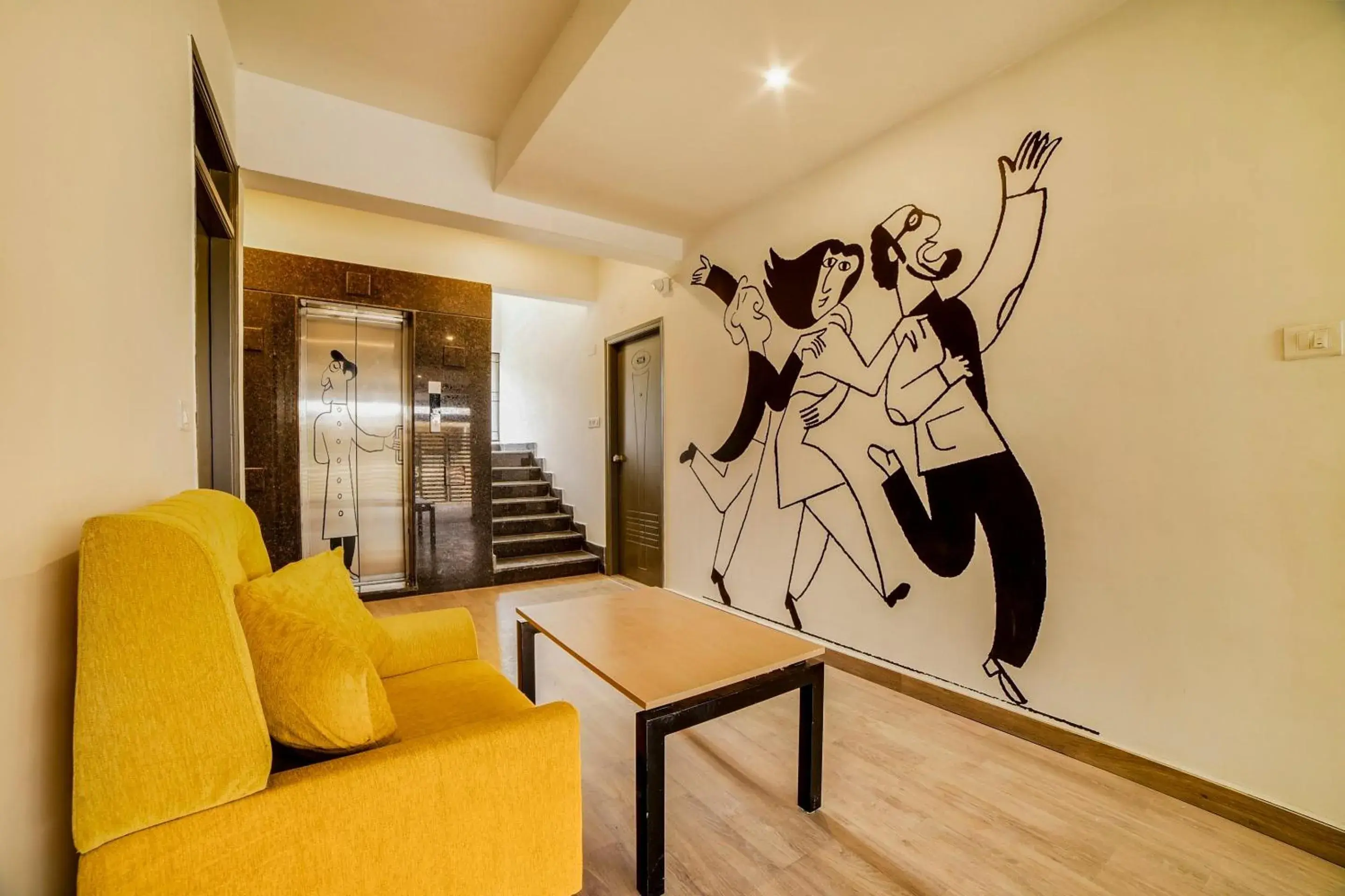 Lobby or reception in Townhouse Sarvar Hospitality Near Ascendas Park Square Mall Lobby or reception in Townhouse Sarvar Hospitality Near Ascendas Park Square Mall